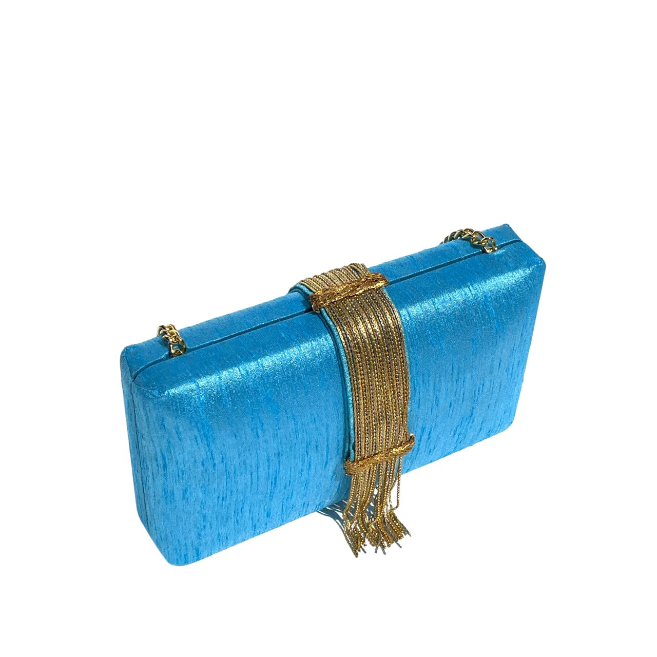 Sky Fringe Clutch by Simitri