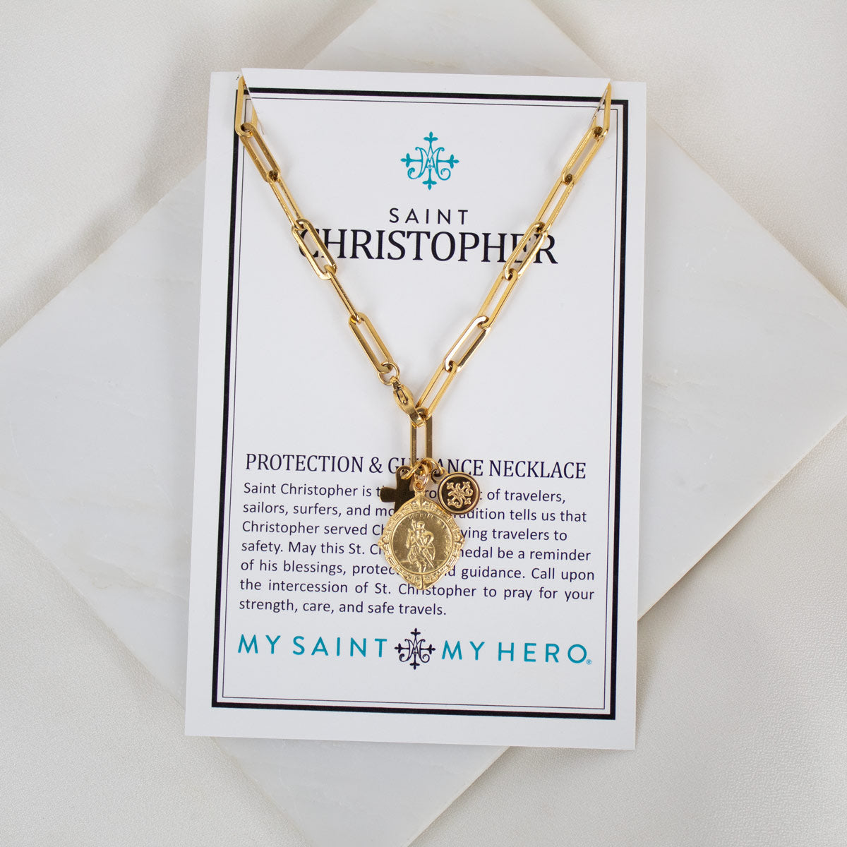 St. Christopher Protection & Guidance Necklace by My Saint My Hero