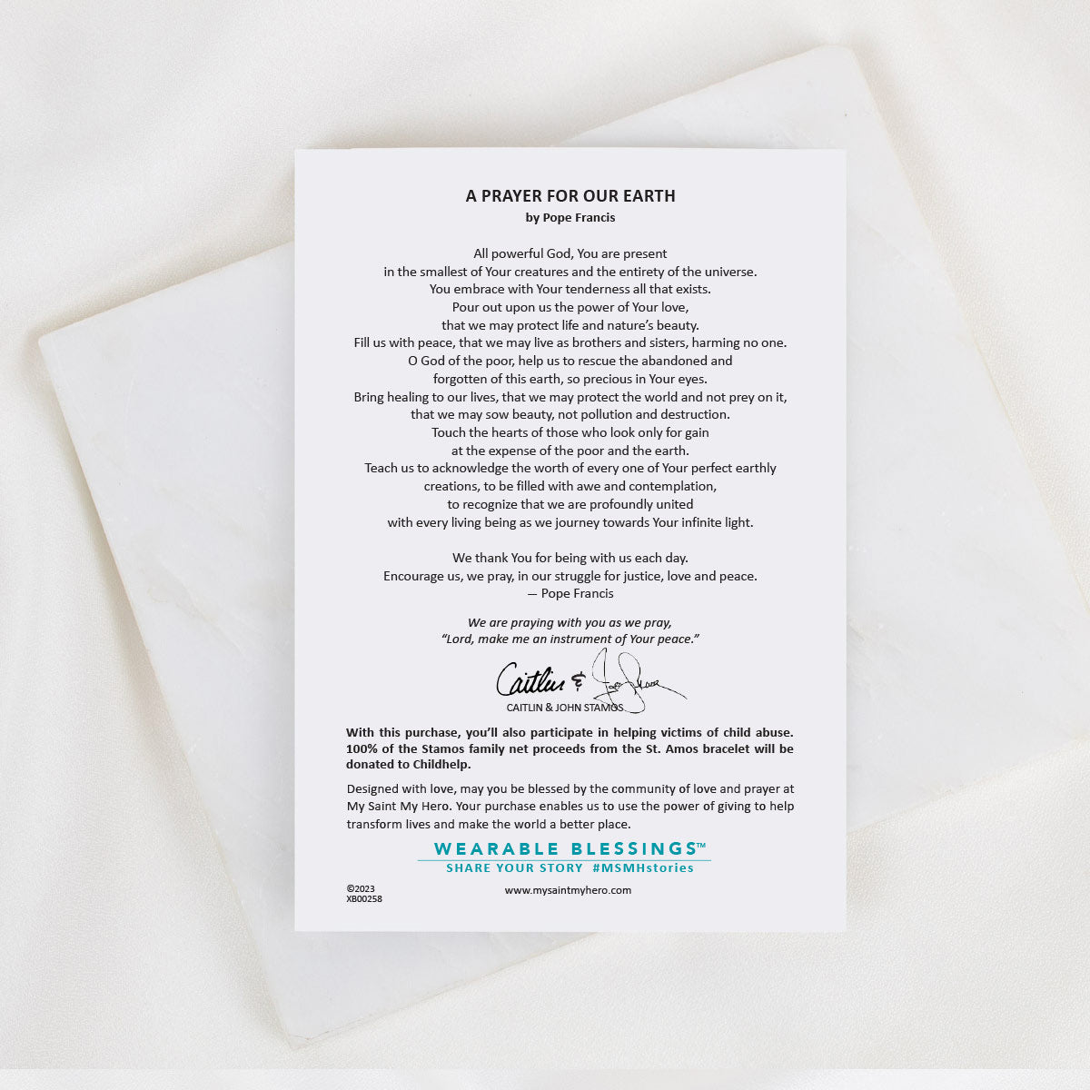 St. Francis Peace Bracelet by My Saint My Hero