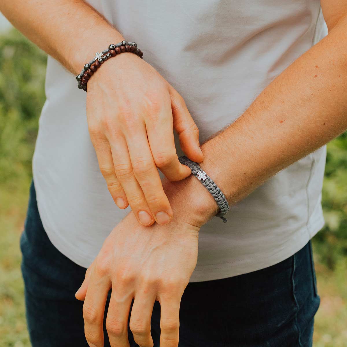 Strength Bracelet for Him by My Saint My Hero