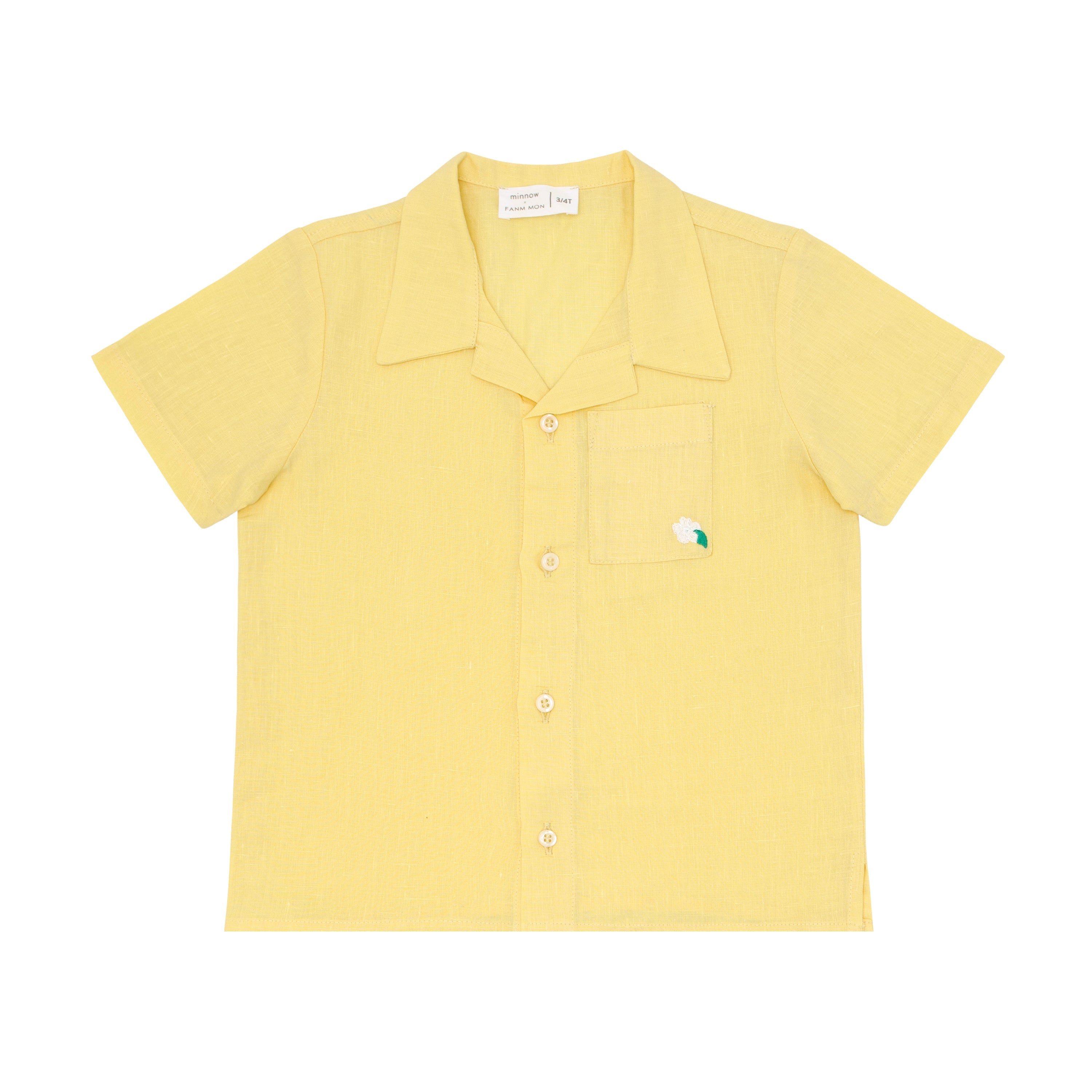 Fanm Mon x Minnow Boy's Linen Shirt by Fanm Mon