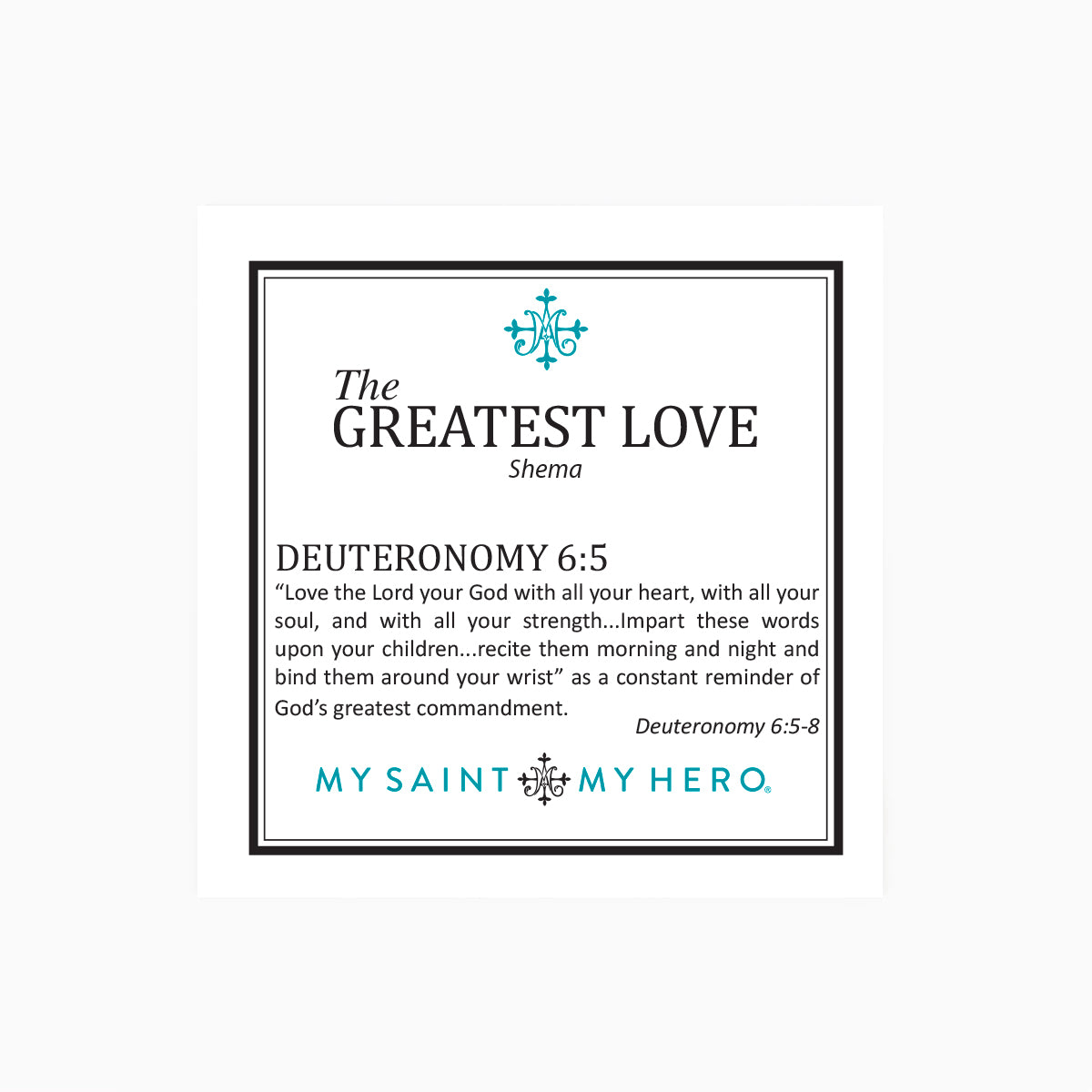 Greatest Love Deuteronomy 6:5 Bangle - Vermeil Rose Gold by My Saint My Hero