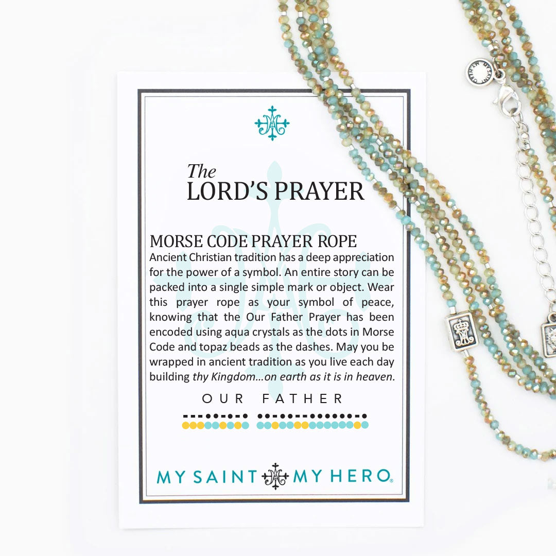 The Lord's Prayer Morse Code Prayer Rope by My Saint My Hero