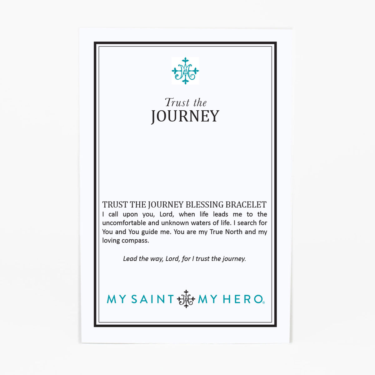 Trust the Journey Blessing Bracelet by My Saint My Hero