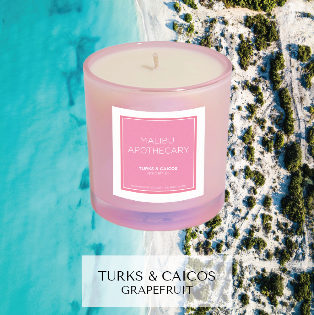 Iridescent Pink Candle by Malibu Apothecary