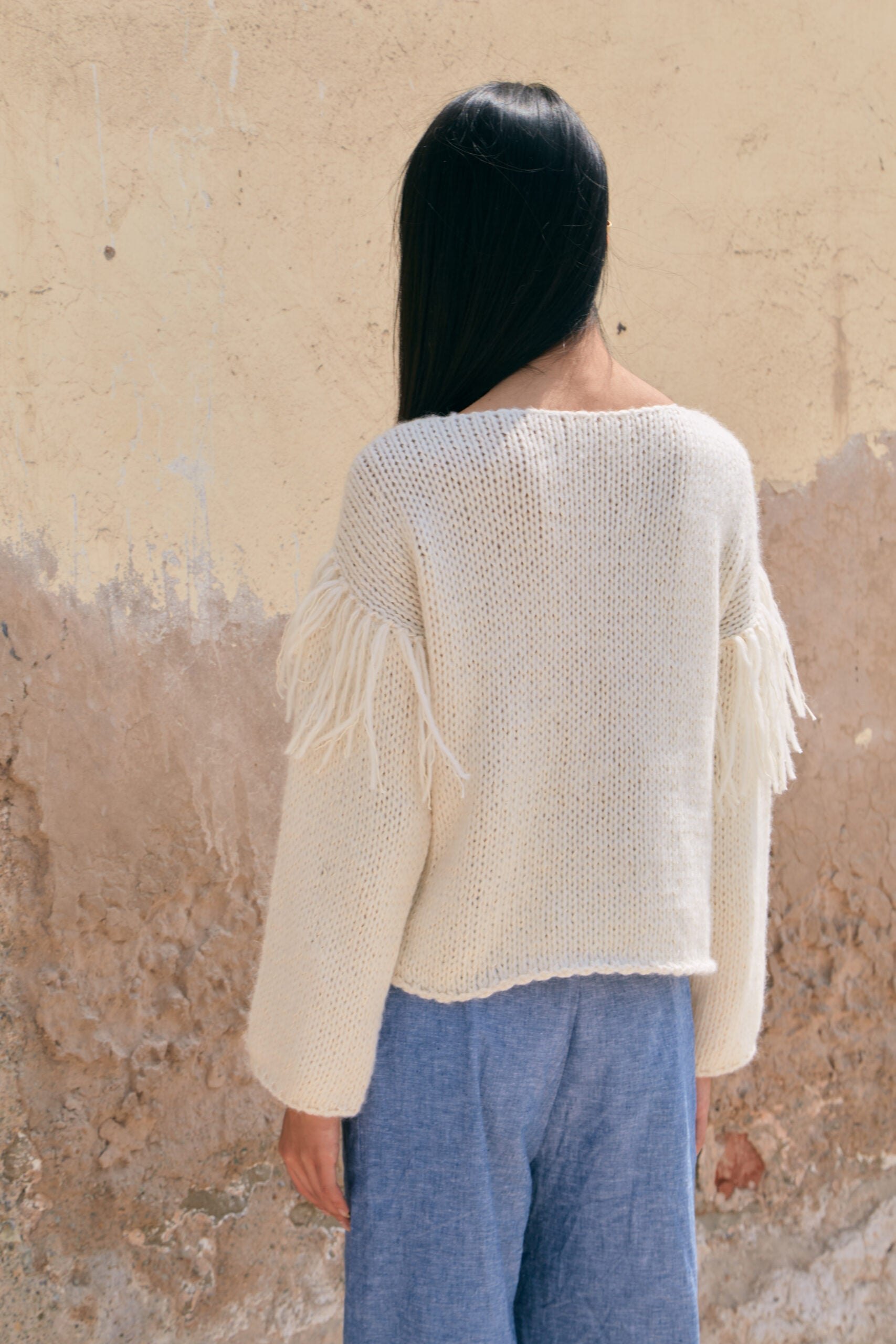 Brisa Ivory Sweater by MUNA