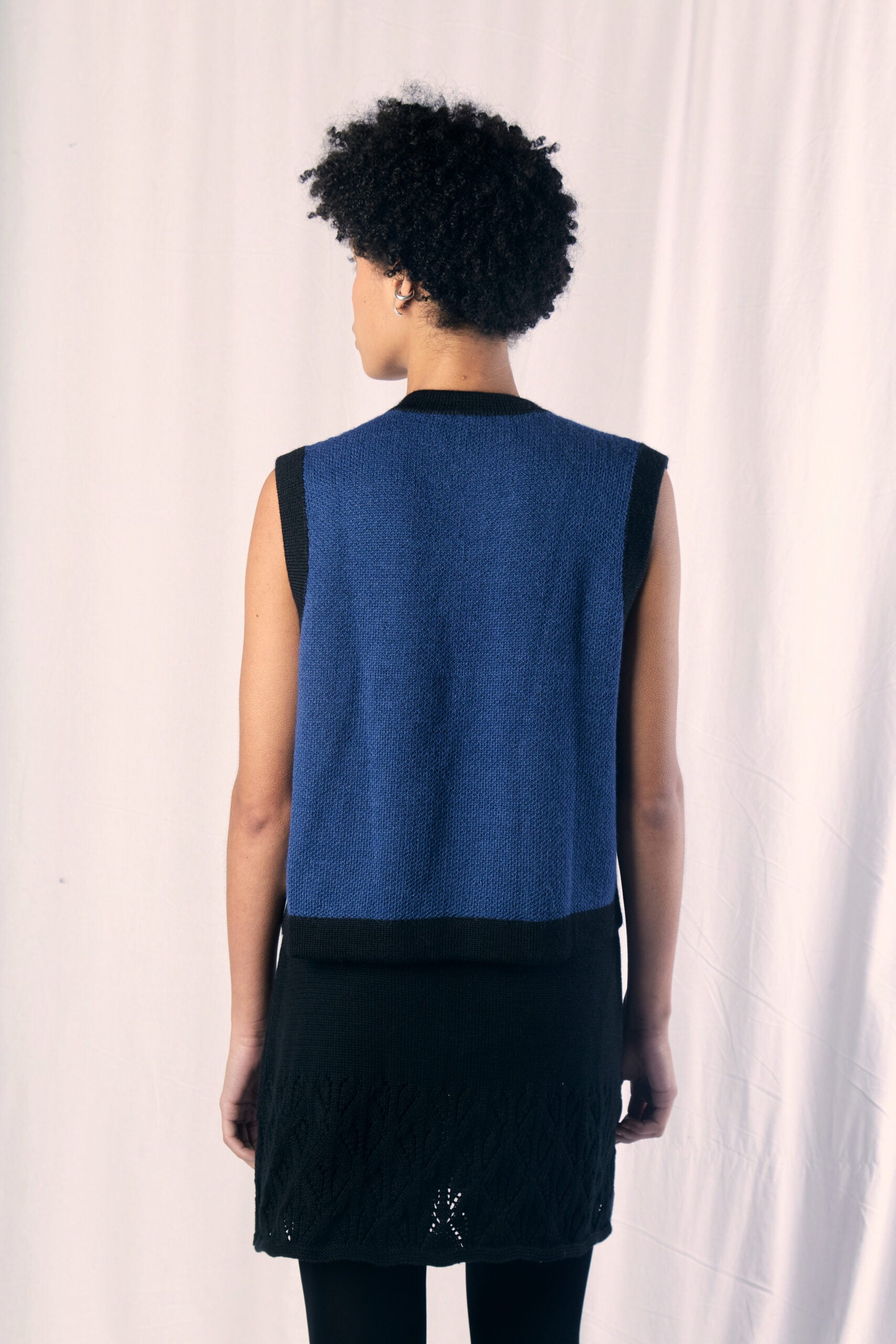 Munay Blue Vest by MUNA