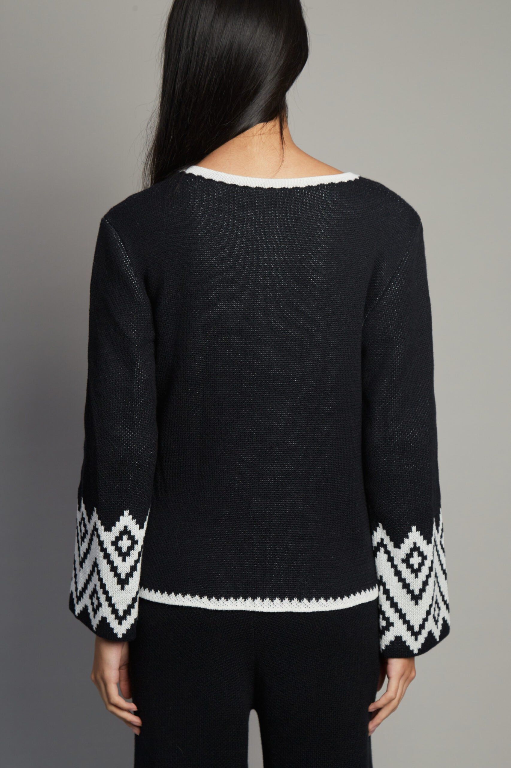 Sierra black cardigan by MUNA