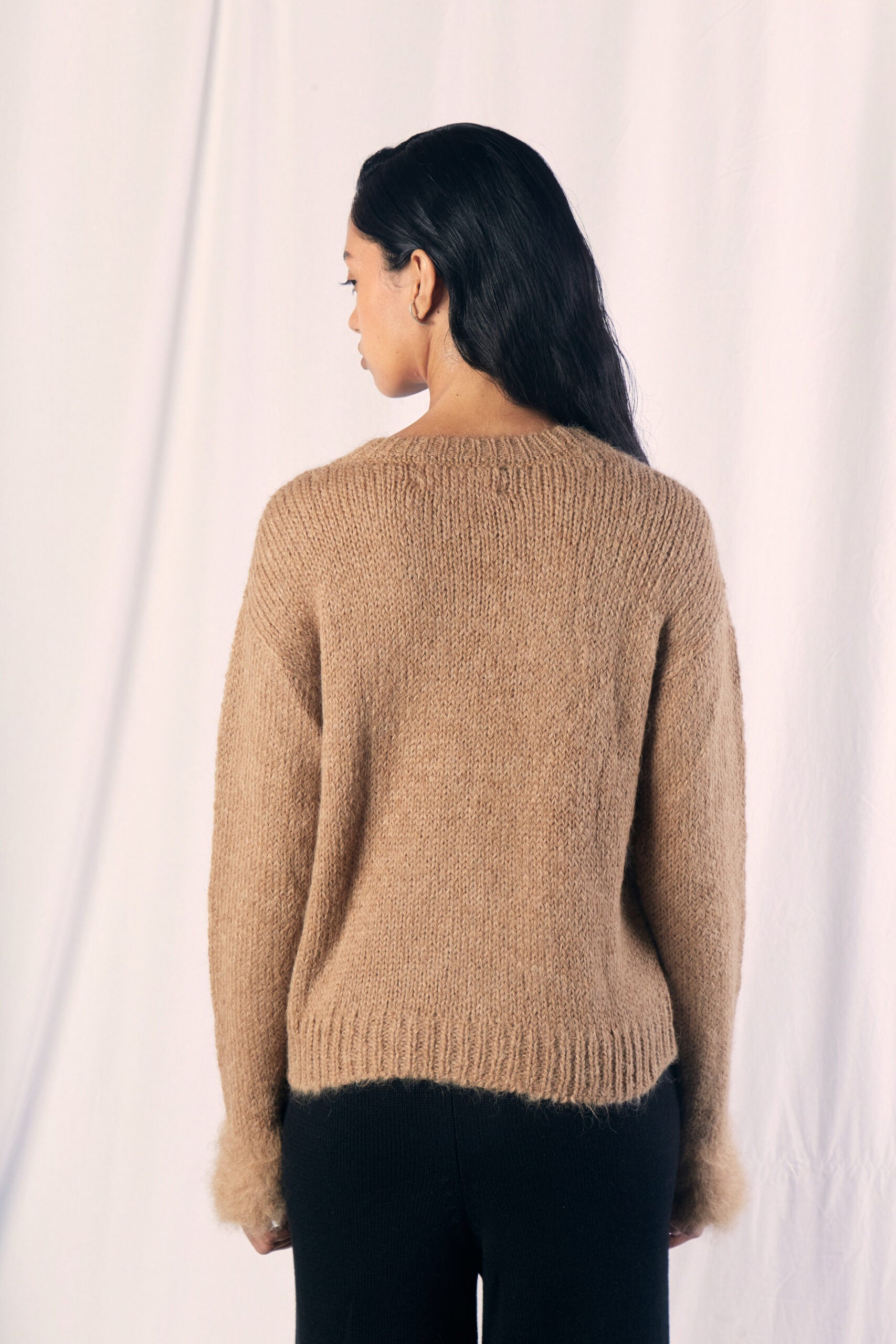 Tiyarik Beige Sweater by MUNA