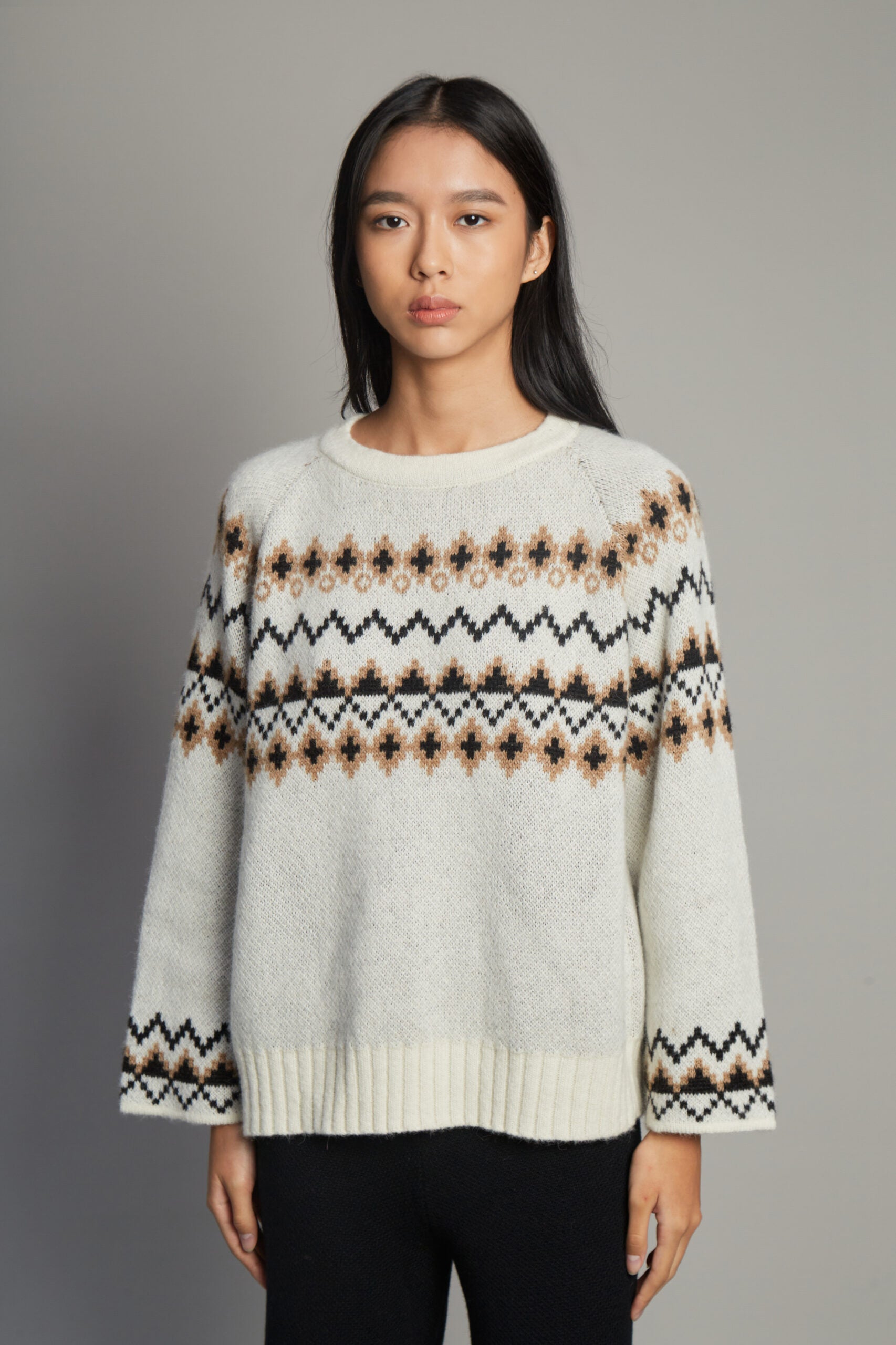 Ayllu ivory sweater by MUNA