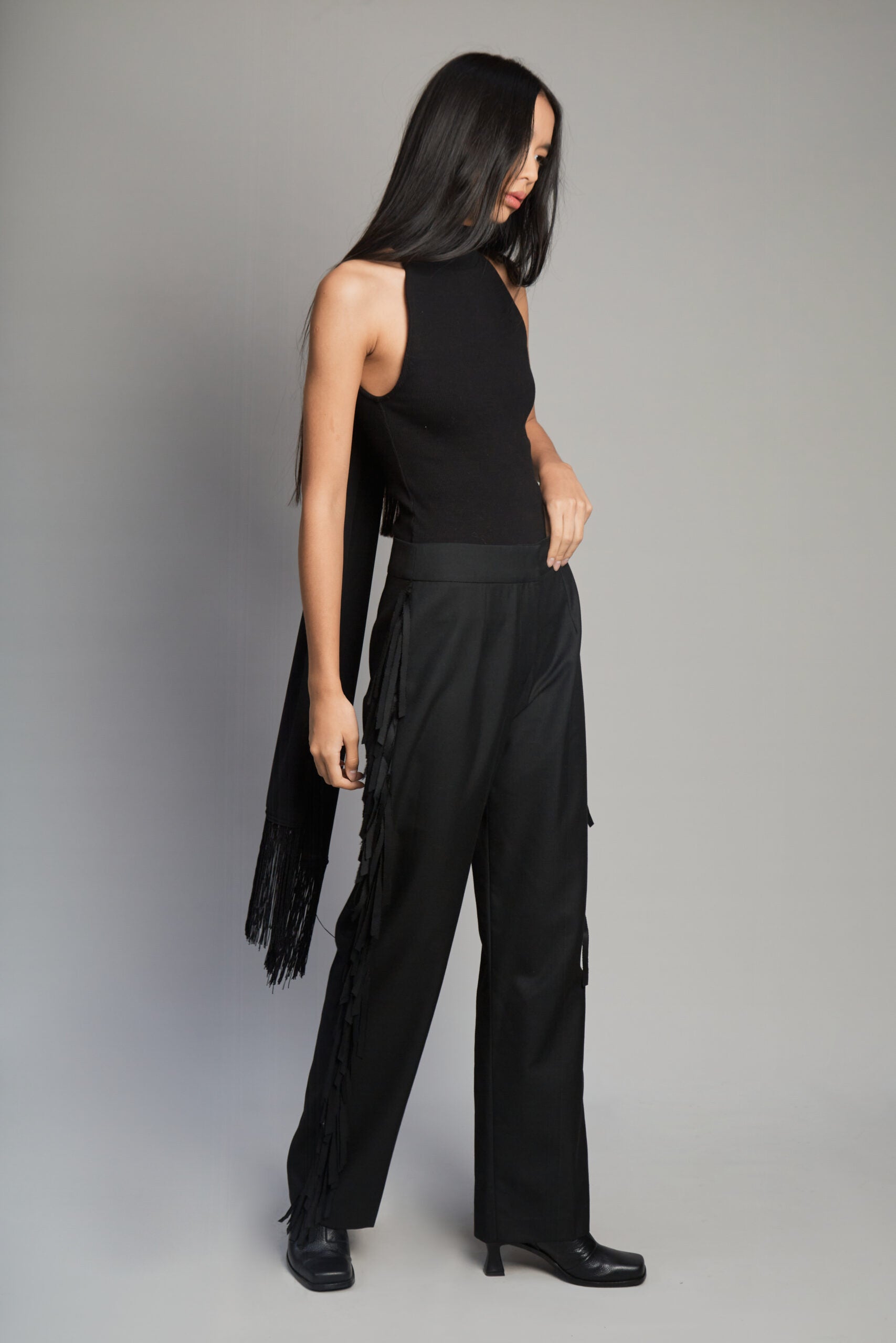 Lazo black top by MUNA