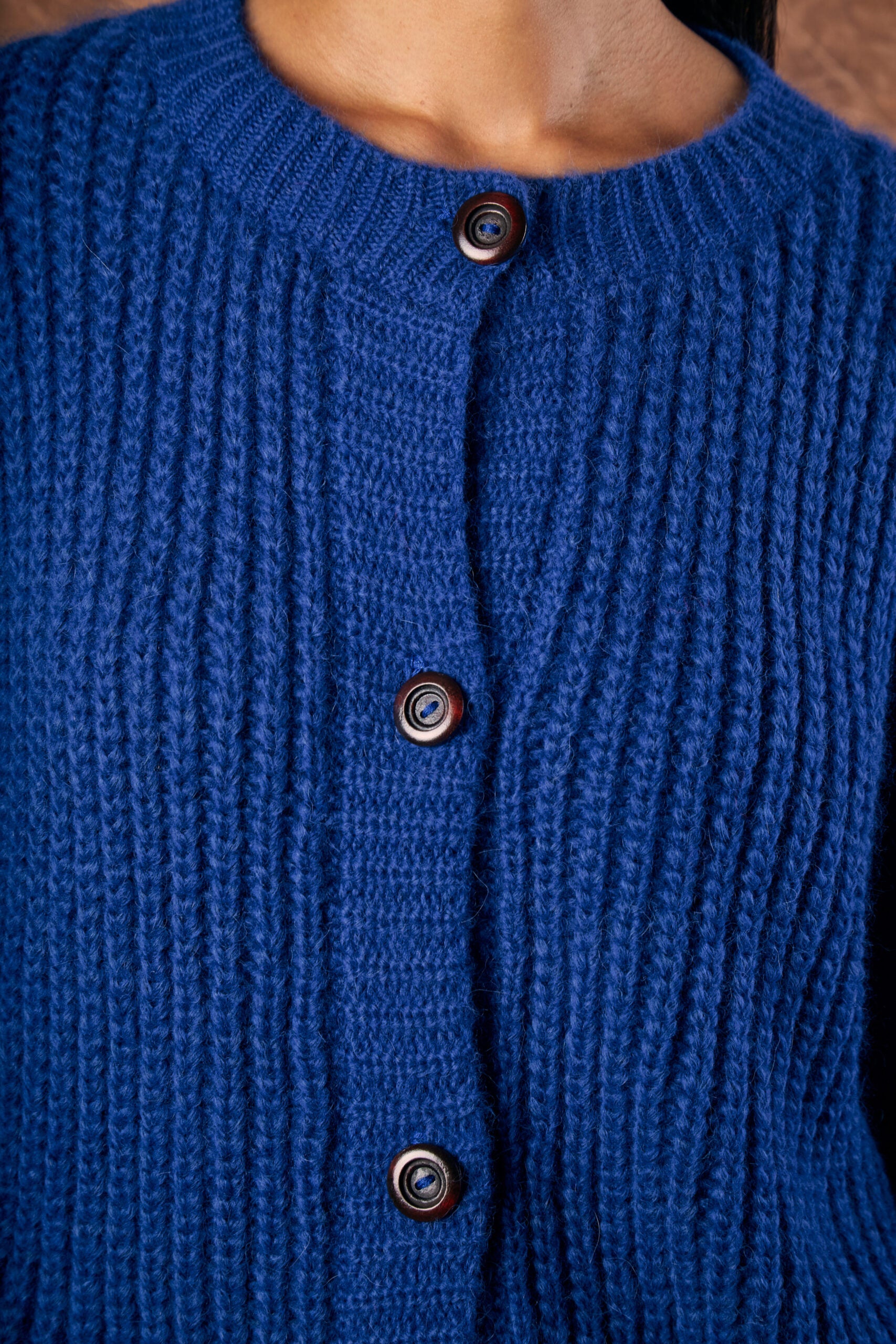 Pujpu Blue Cardigan by MUNA