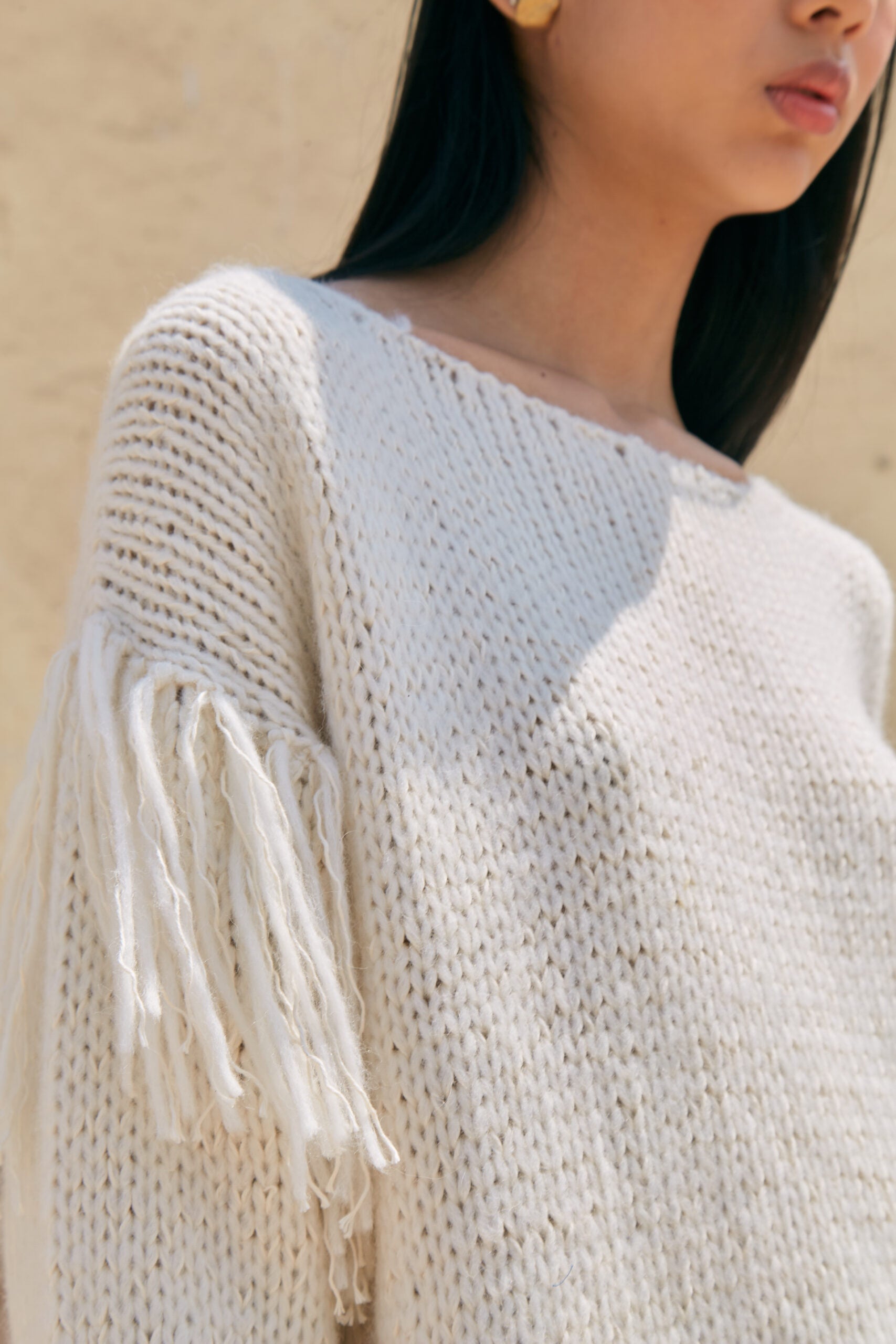 Brisa Ivory Sweater by MUNA