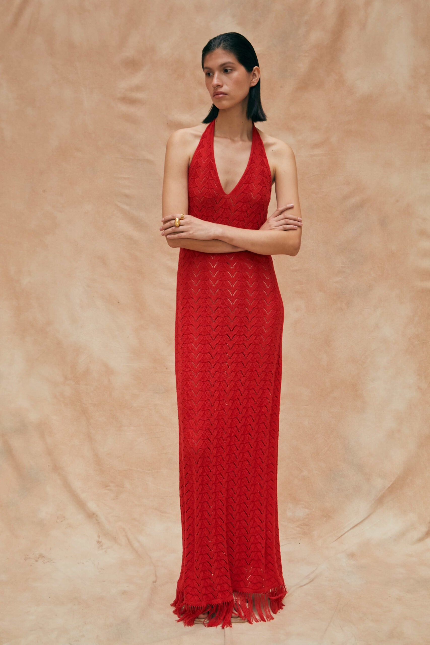 Ica Red Dress by MUNA