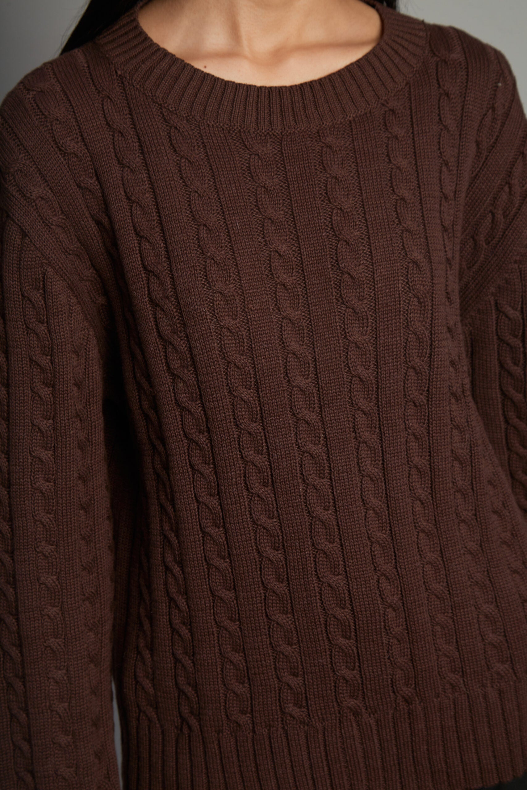 Peldaño Brown Sweater by MUNA