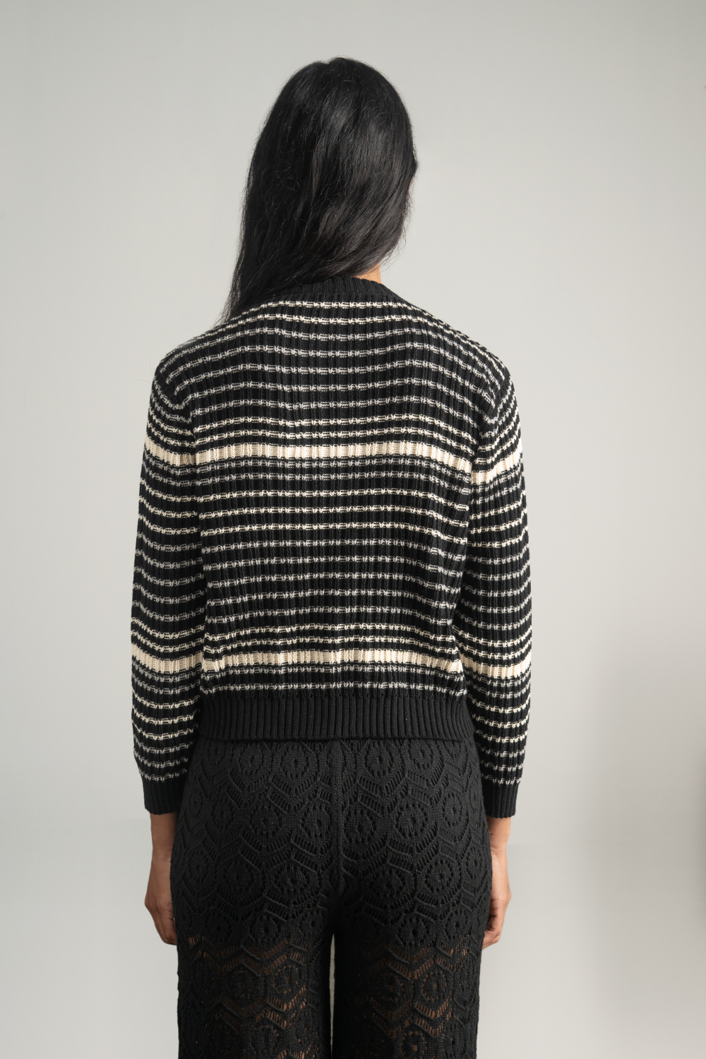 Cancas Black Cardigan by MUNA