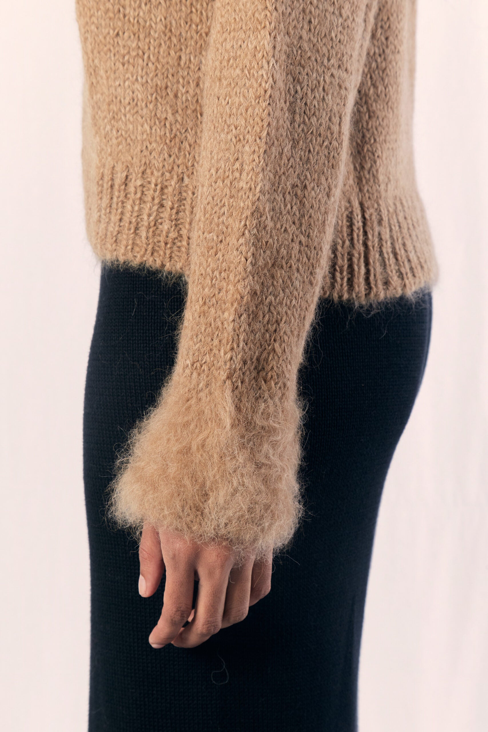 Tiyarik Beige Sweater by MUNA