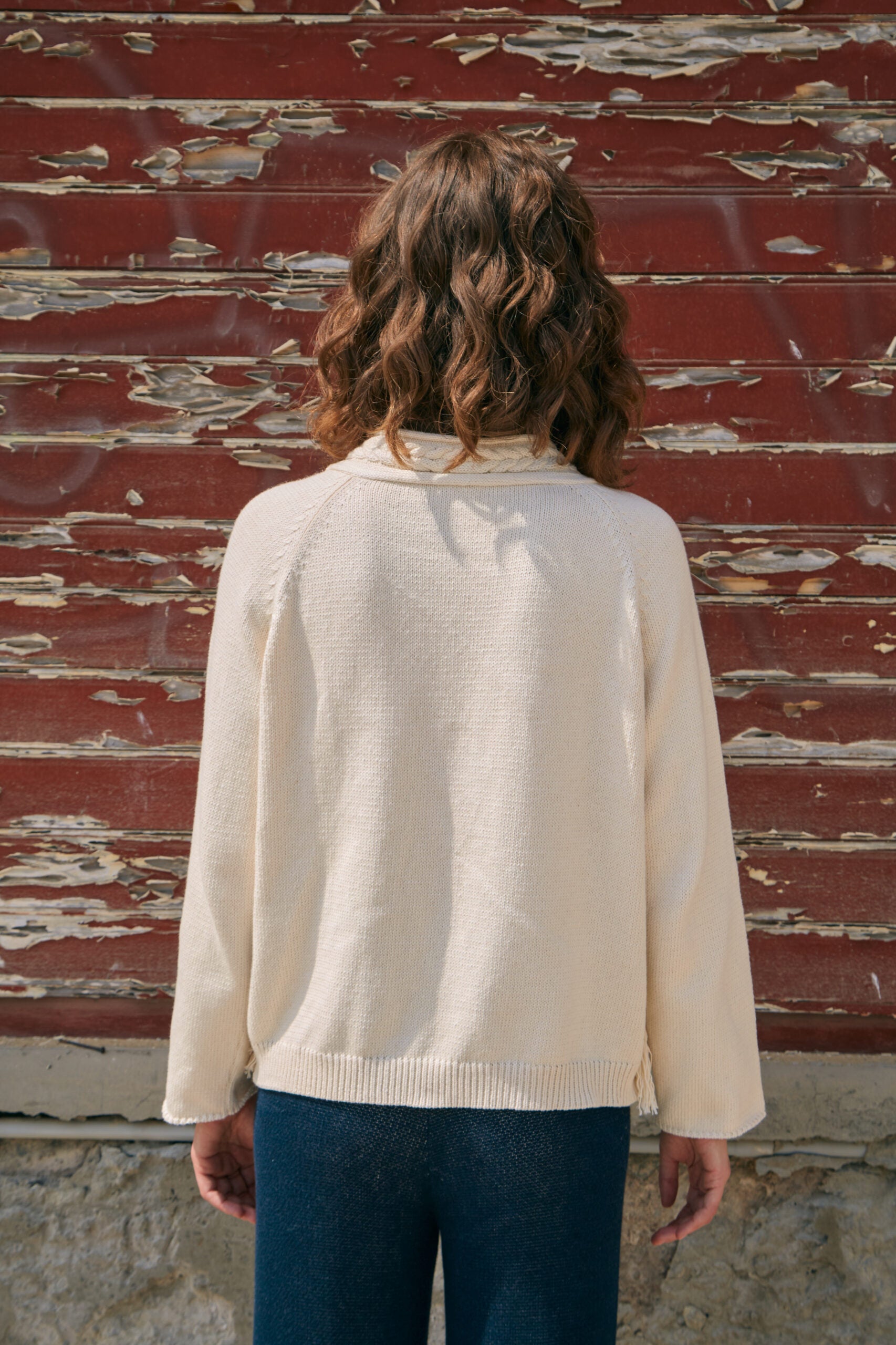 Coralina Ivory Cardigan by MUNA