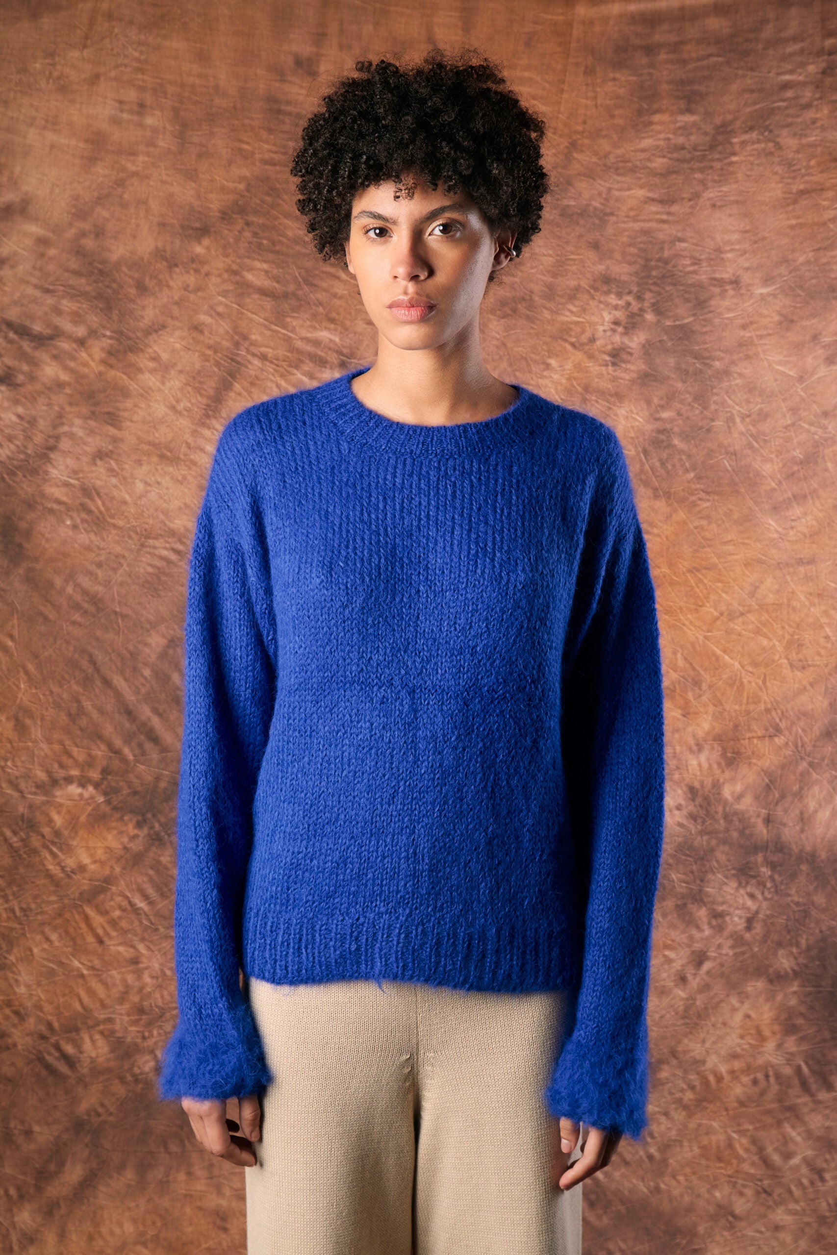 Tiyarik Blue Sweater by MUNA