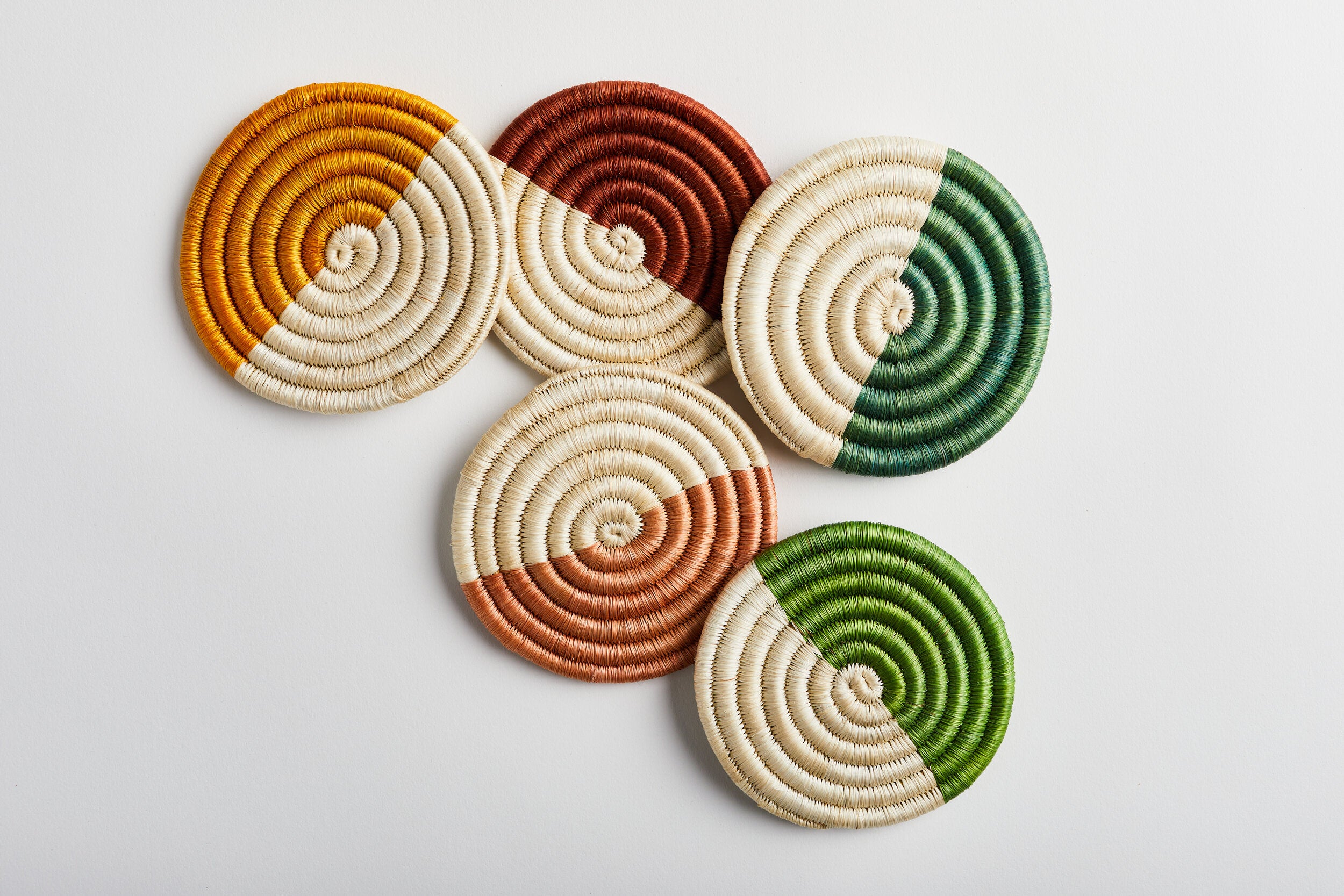 Monserrate Woven Coasters (6 colors) by Zuahaza