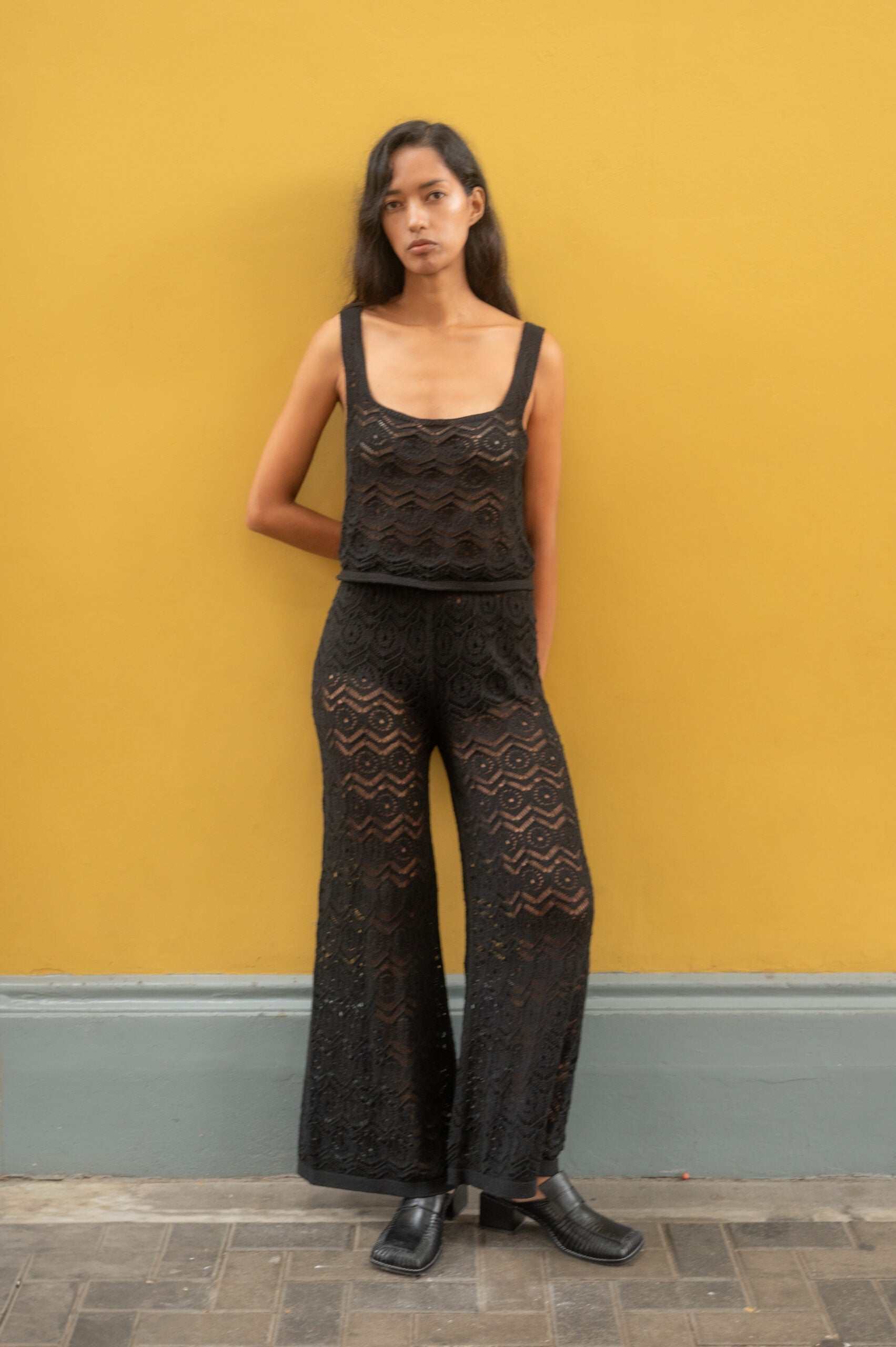 Paracas Black Pants by MUNA