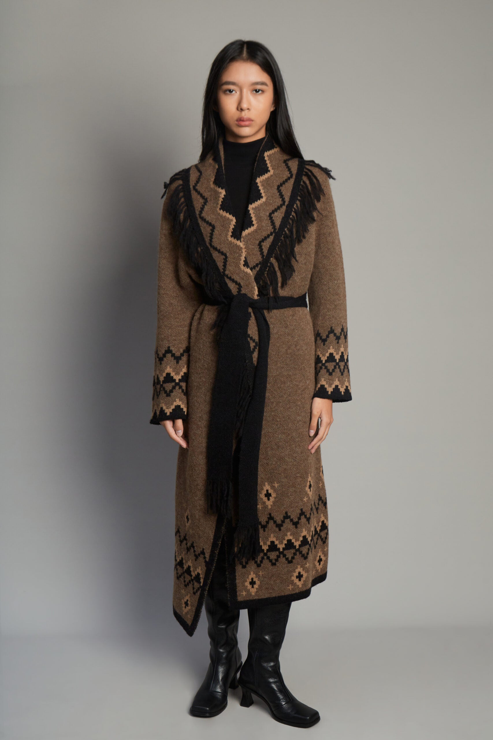 Sumaq Brown Coat by MUNA