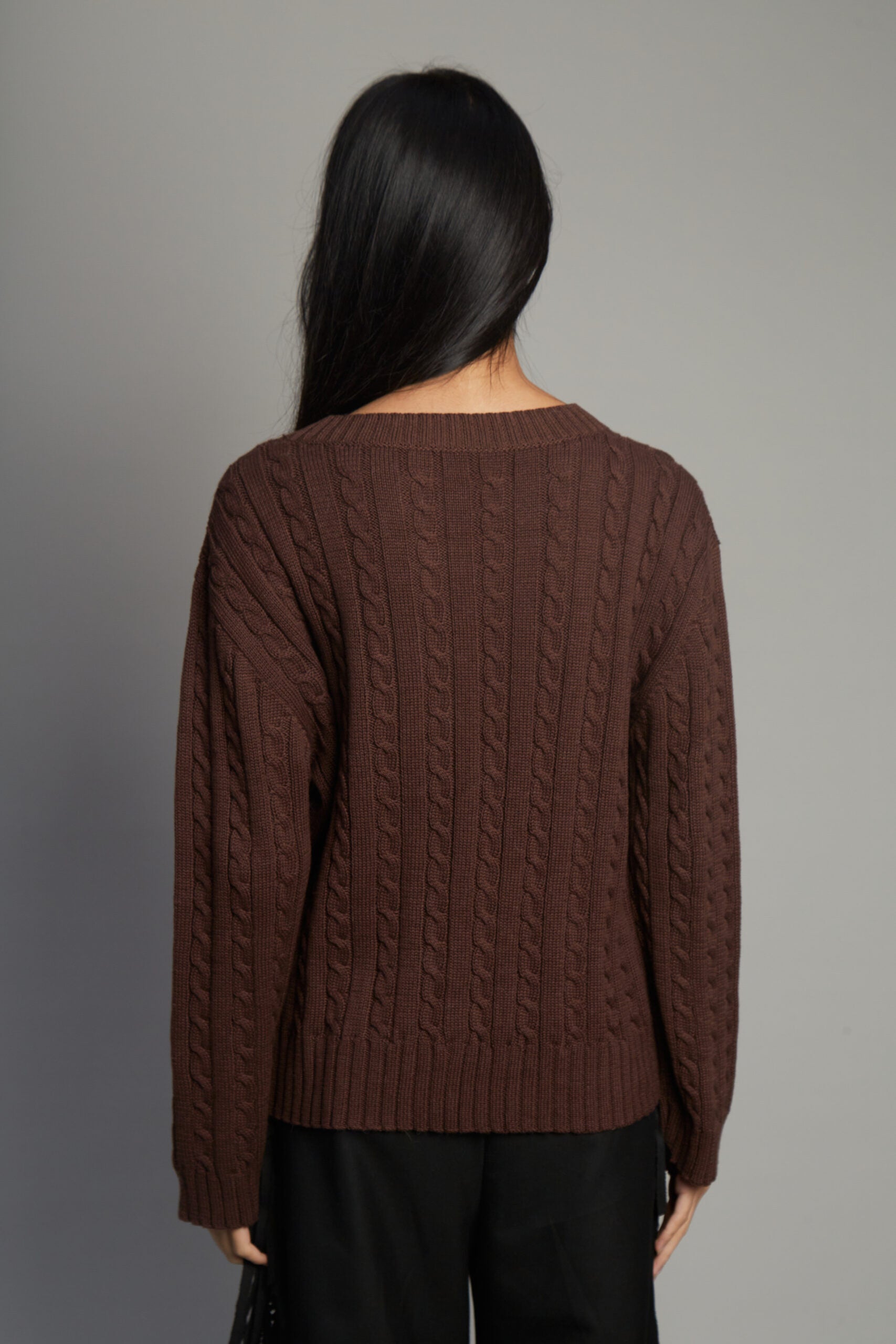 Peldaño Brown Sweater by MUNA