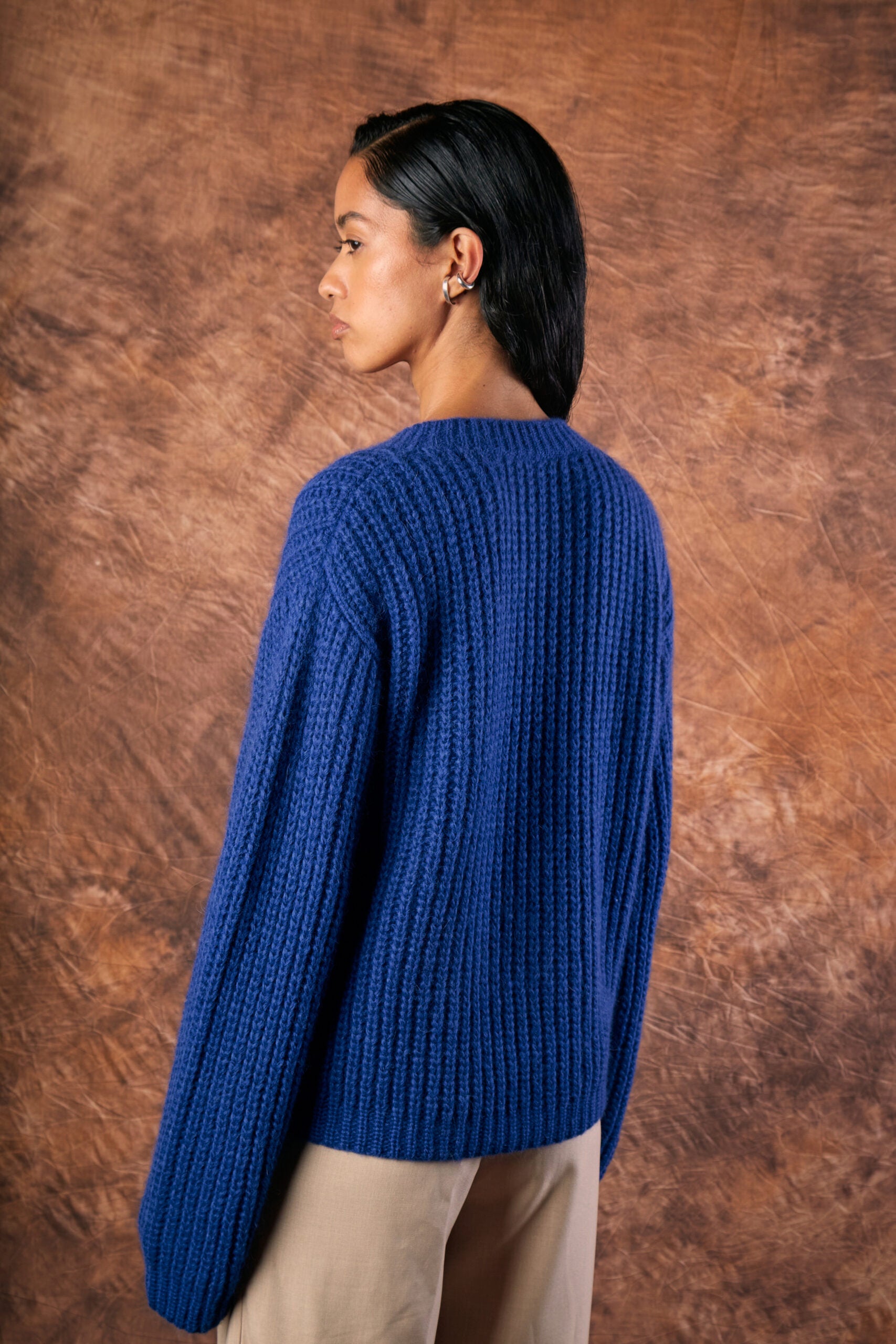 Pujpu Blue Cardigan by MUNA