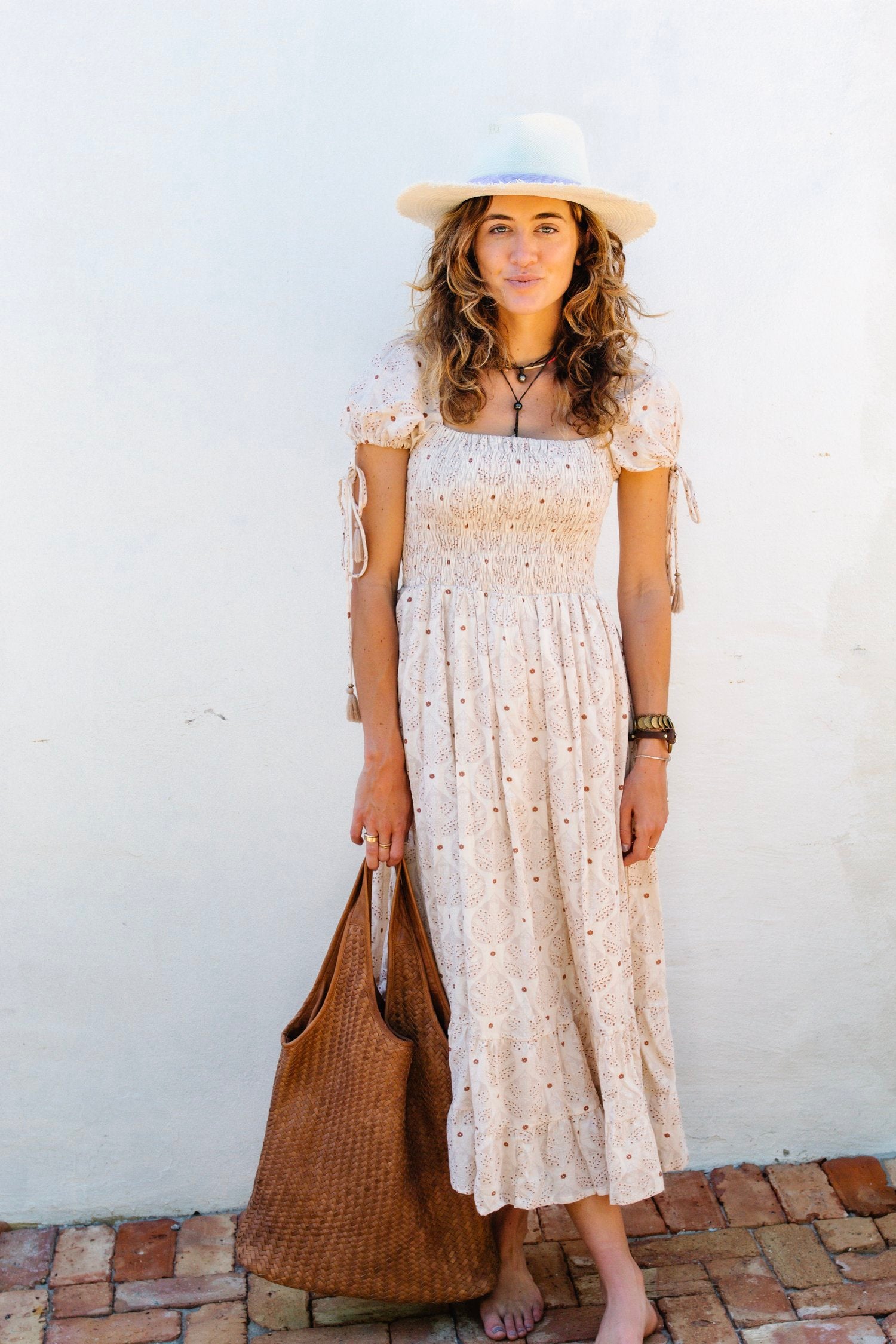 Grace Midi II Cream Medallion by Perry Walker Collective