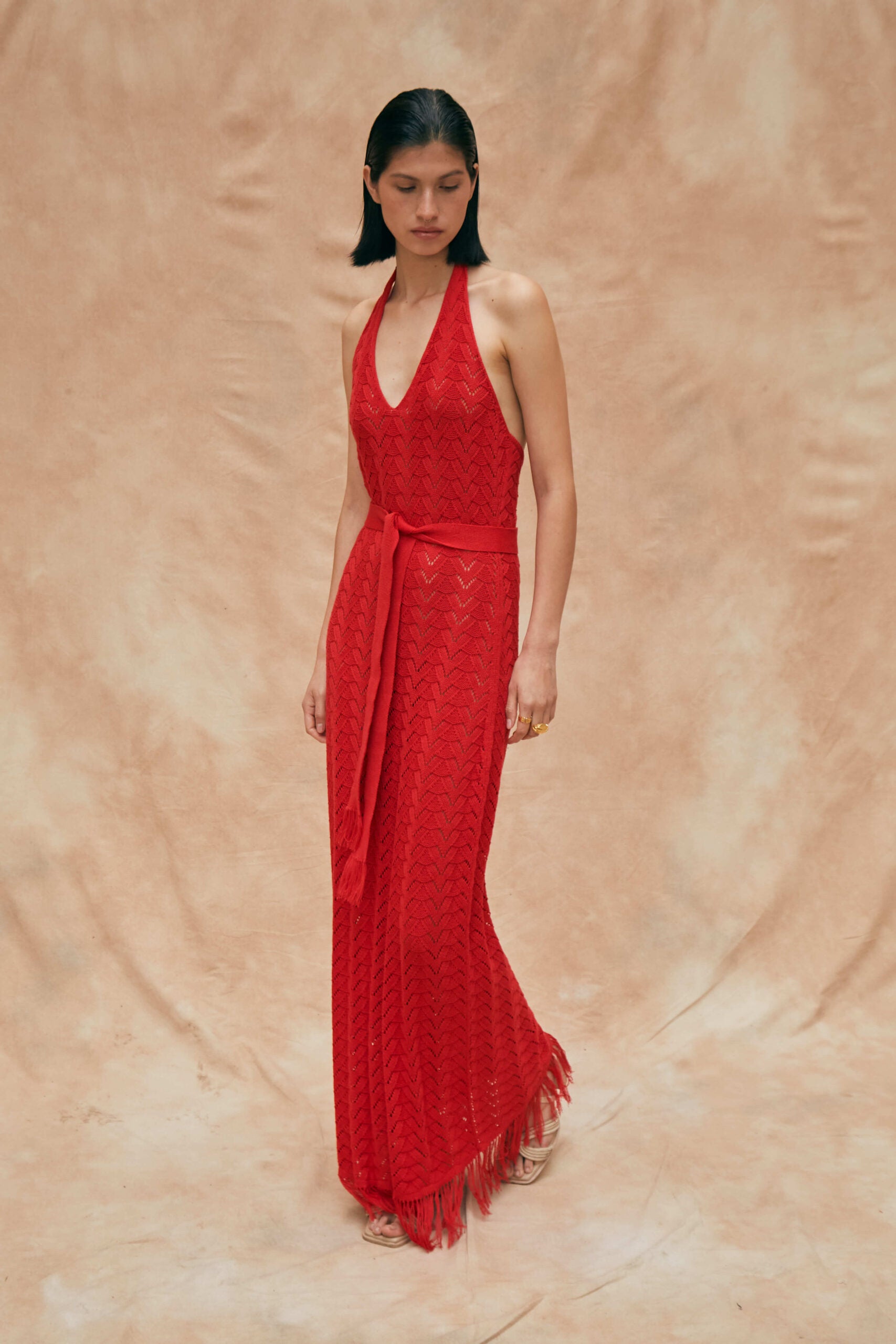 Ica Red Dress by MUNA