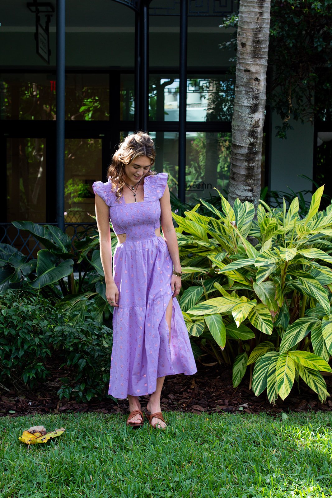 The Lauren (Lurex) Lavender Lurex by Perry Walker Collective