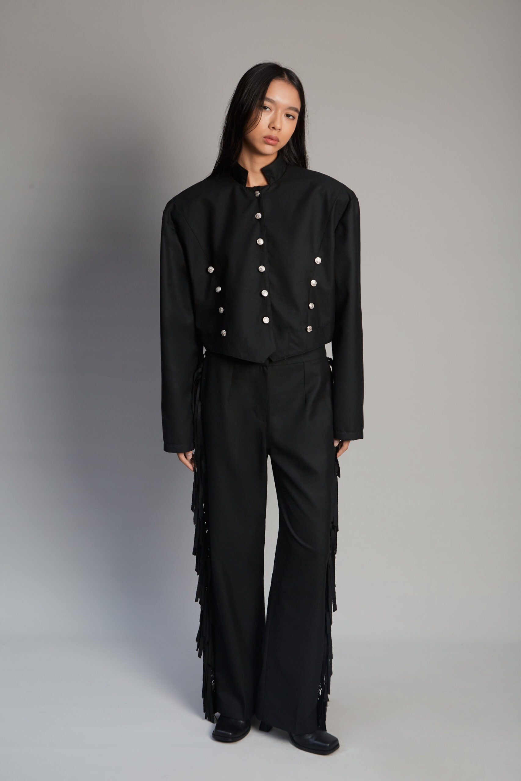 Pukara black jacket by MUNA
