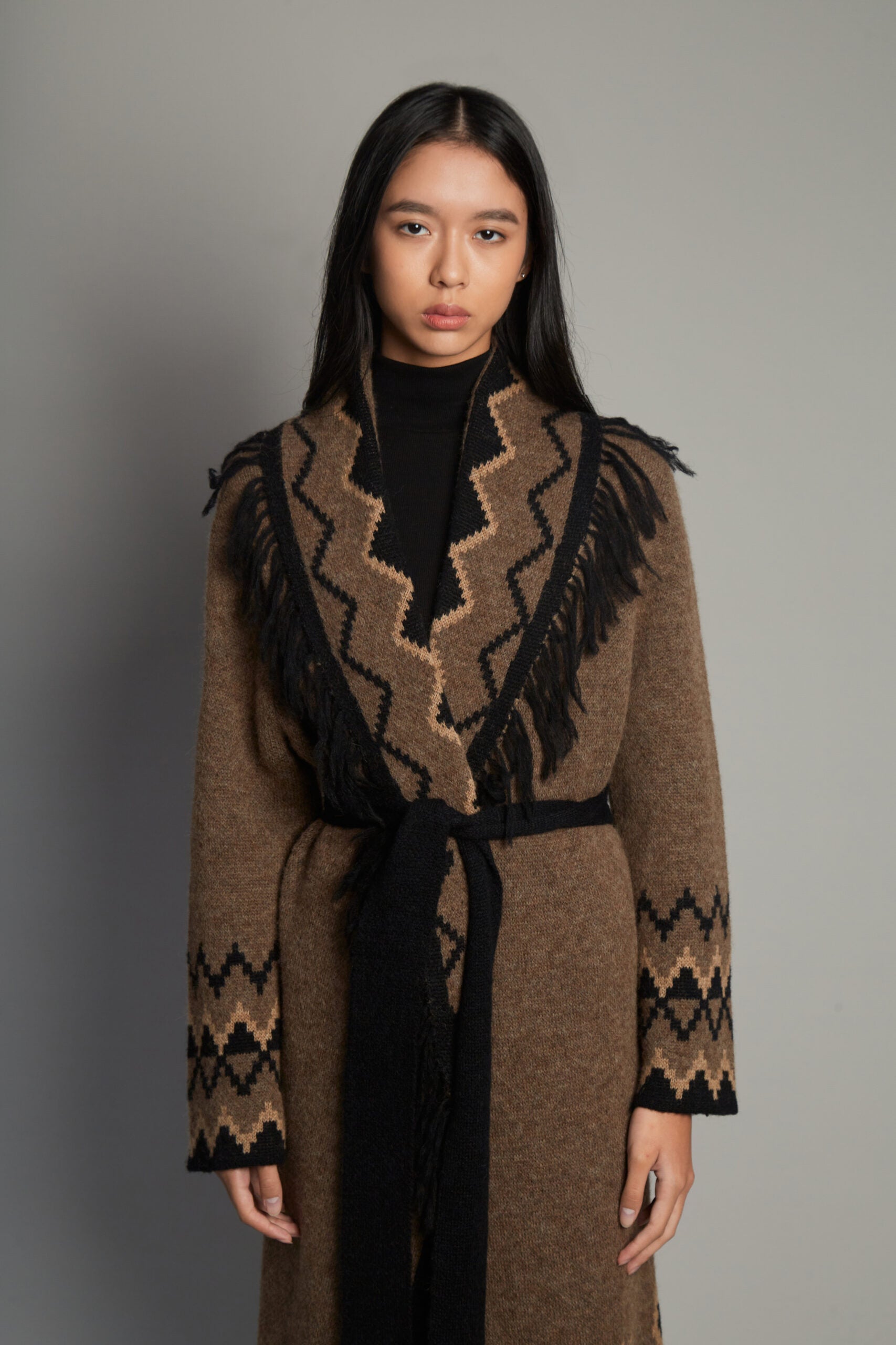 Sumaq Brown Coat by MUNA