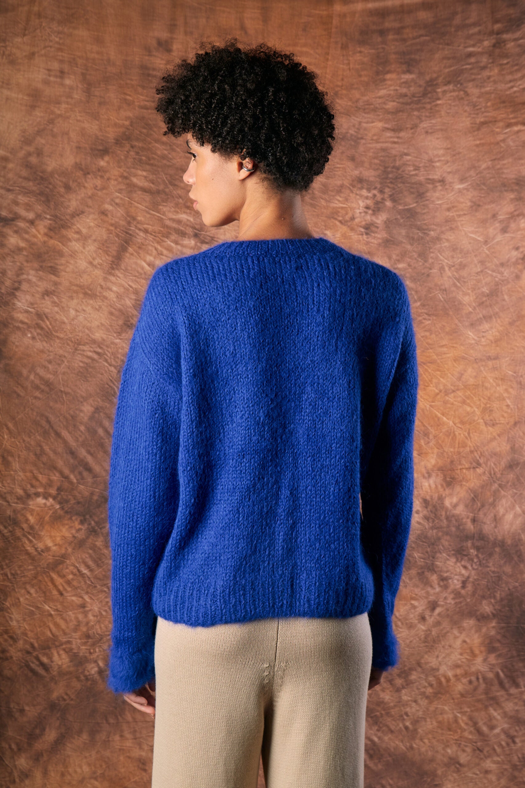 Tiyarik Blue Sweater by MUNA