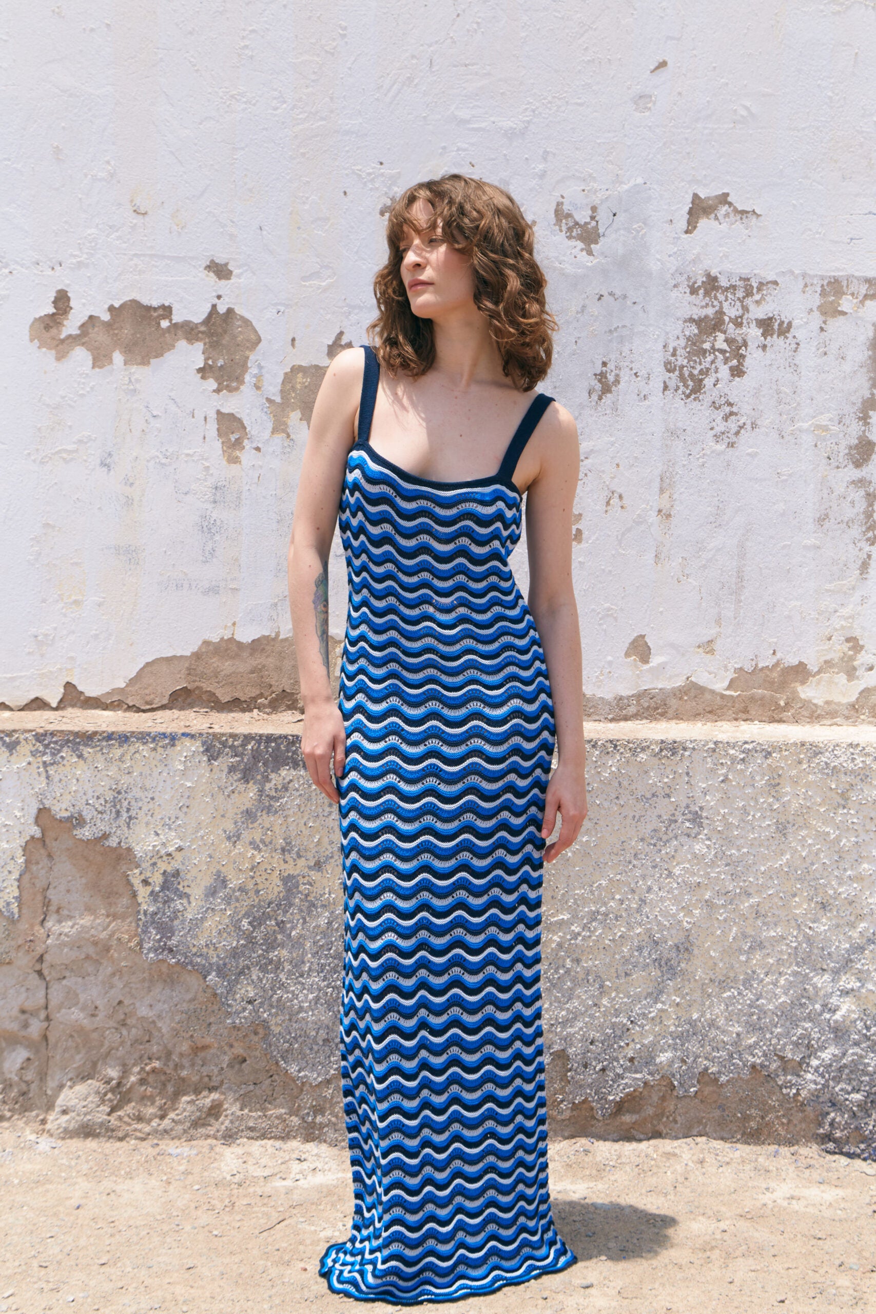 Marea Blue Dress by MUNA