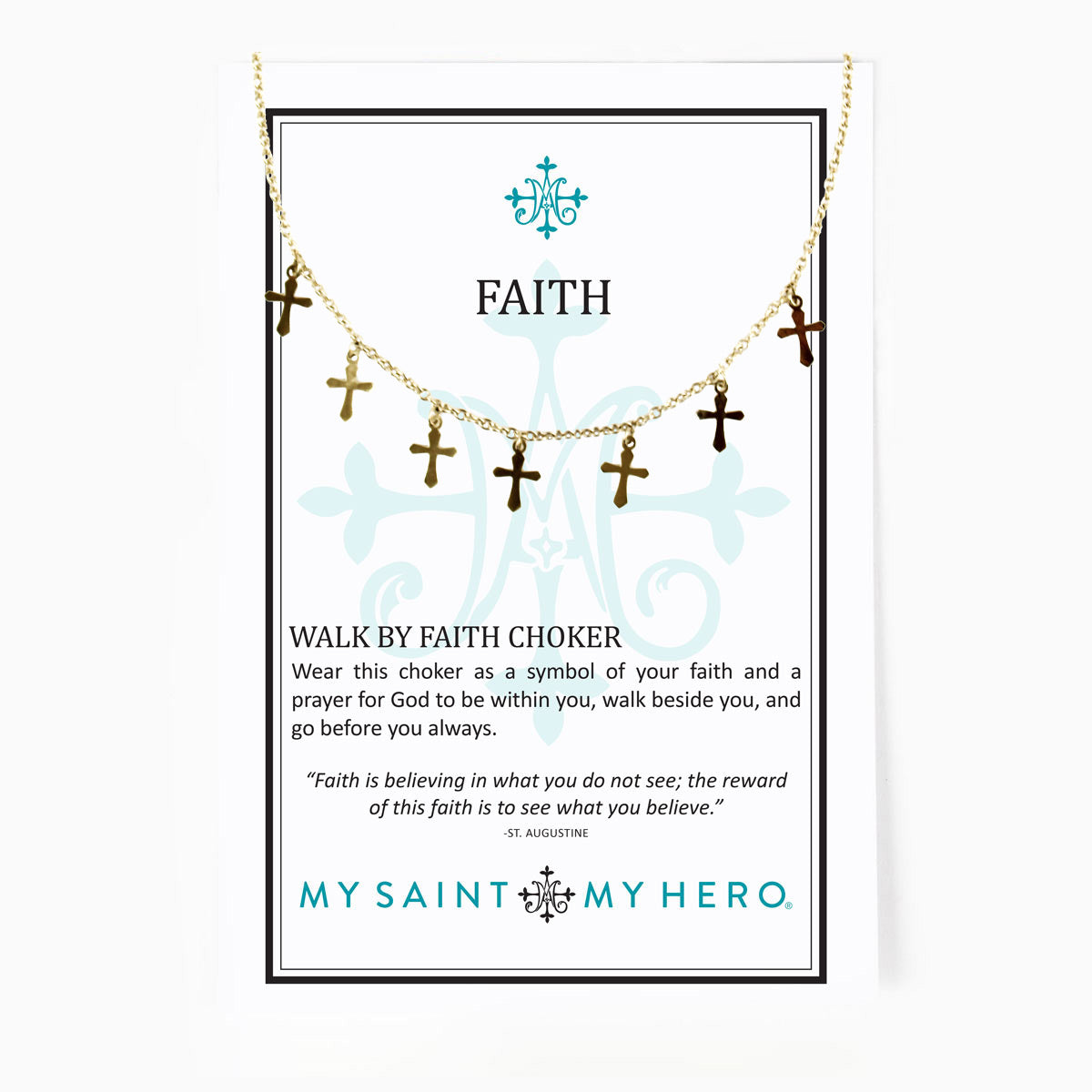 Walk by Faith Choker by My Saint My Hero