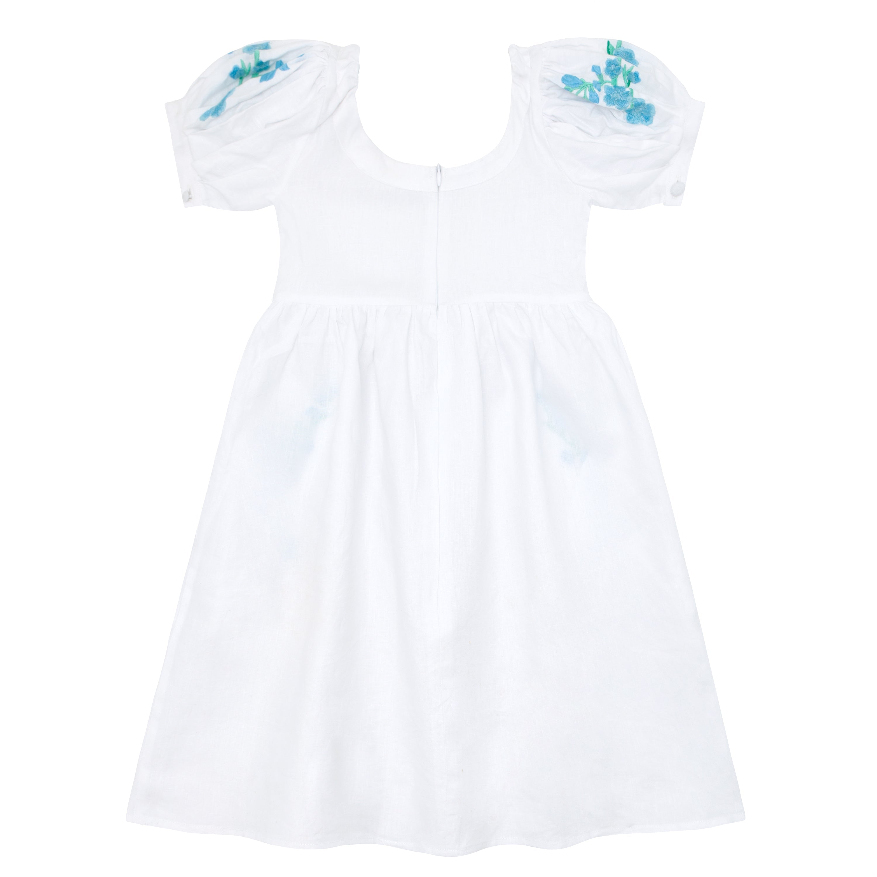 Fanm Mon x Minnow Girl's Puff Sleeve Dress