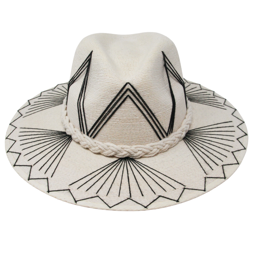 Exclusive Black Isabelle Hat by Corazon Playero - Preorder