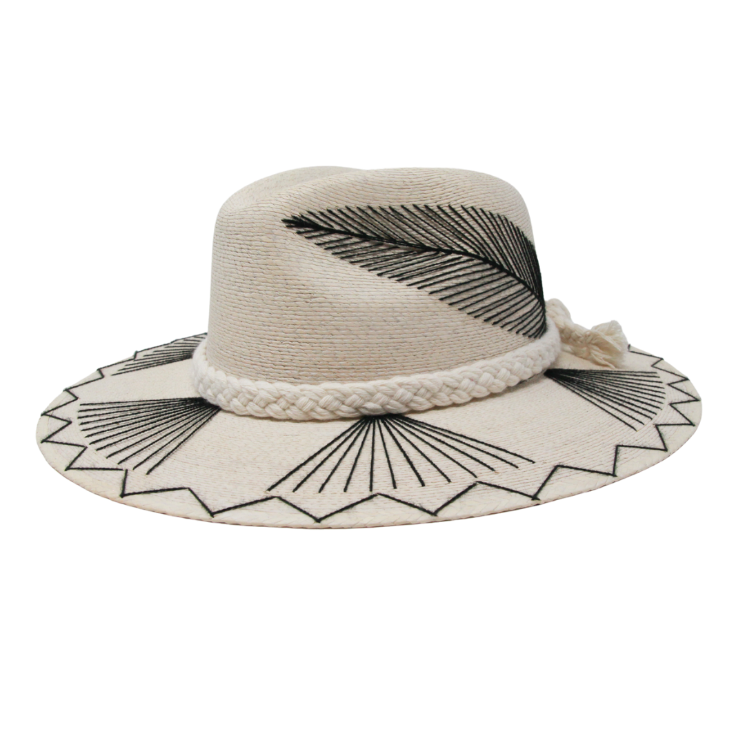 Exclusive Black Feather Hat by Corazon Playero