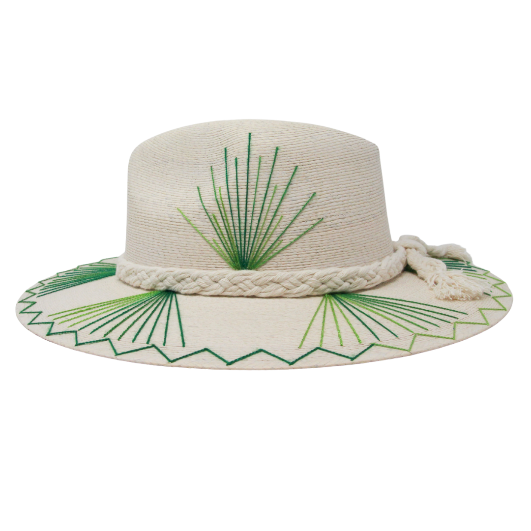 Exclusive Green Agave Cowboy Hat by Corazon Playero - Preorder