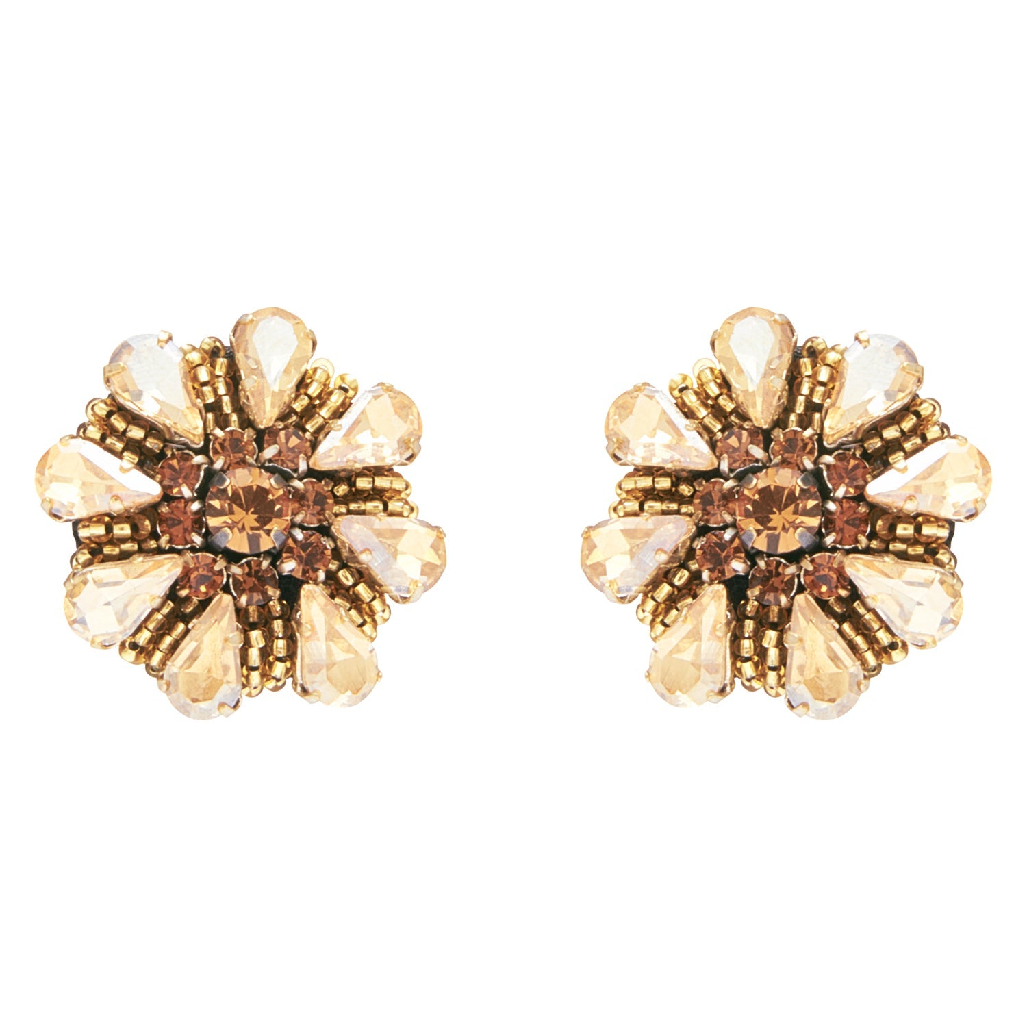 Milla Stud Earrings Gold by Mignonne Gavigan