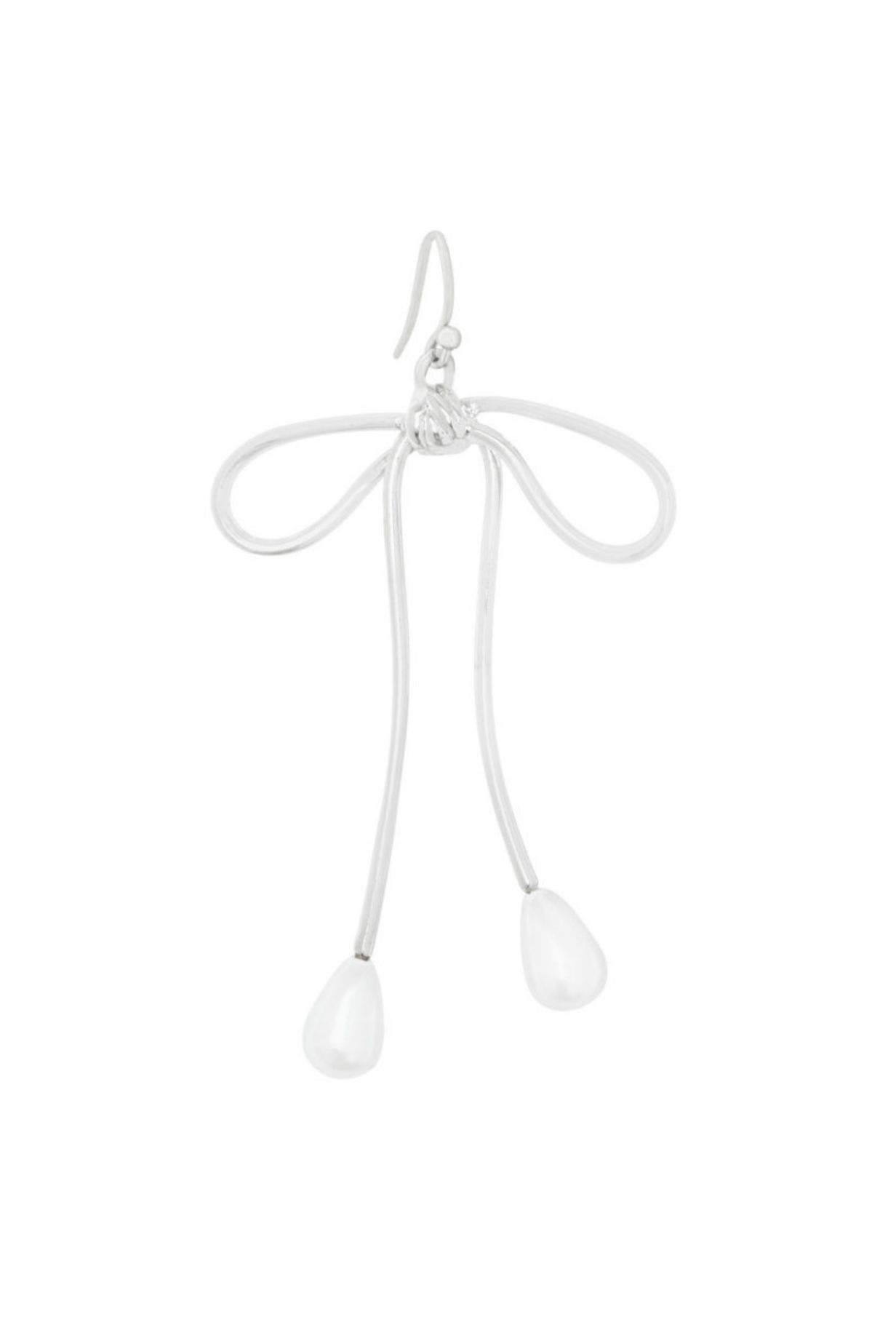 Pearl Detail Bow Earring by Pearl by Lela Rose
