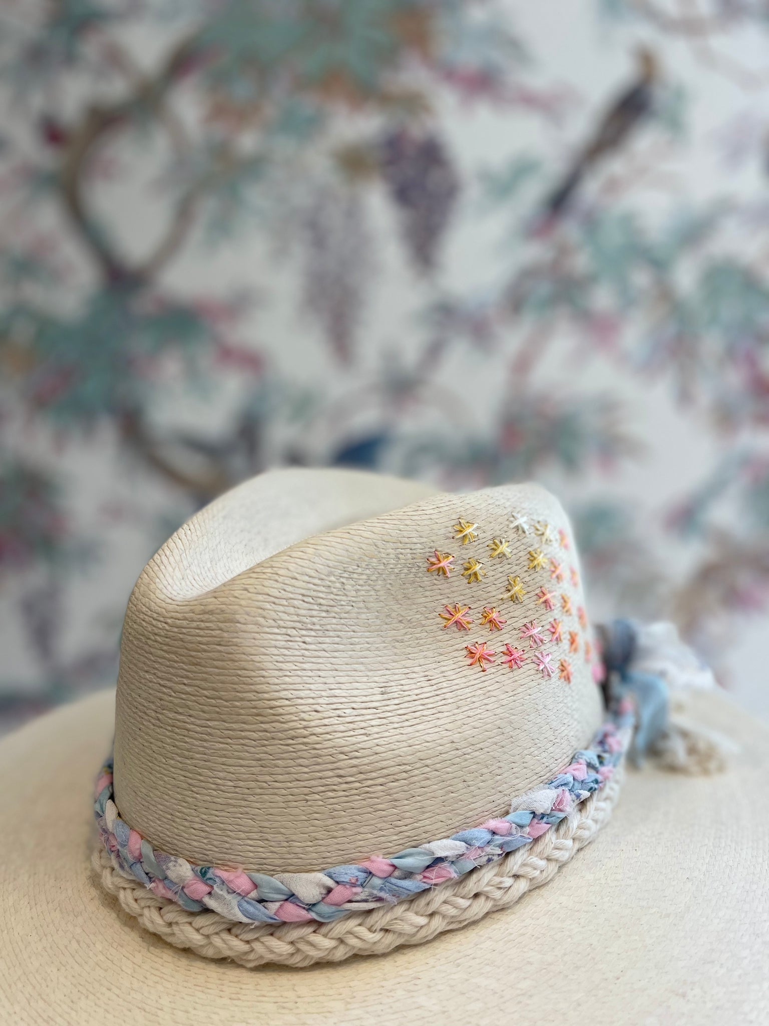 Stella Palm Straw Hat | Exclusive Handmade Hat by Corazon Playero
