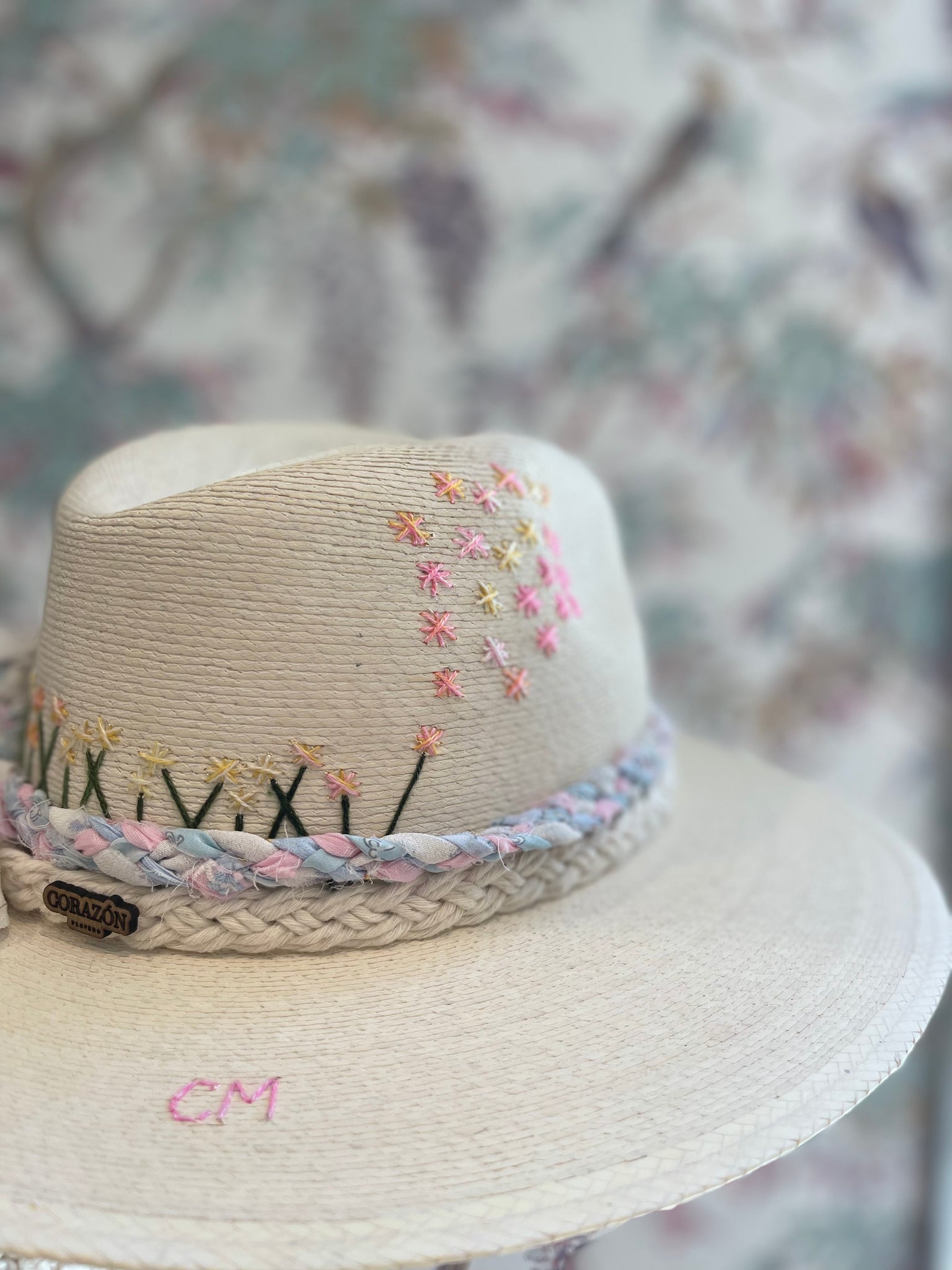 Stella Palm Straw Hat | Exclusive Handmade Hat by Corazon Playero