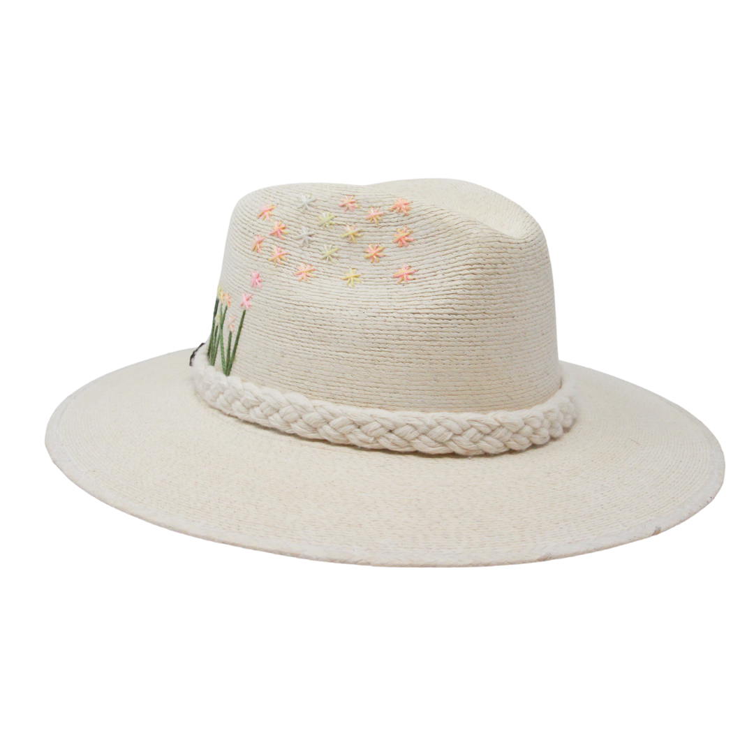Stella Palm Straw Hat | Exclusive Handmade Hat by Corazon Playero