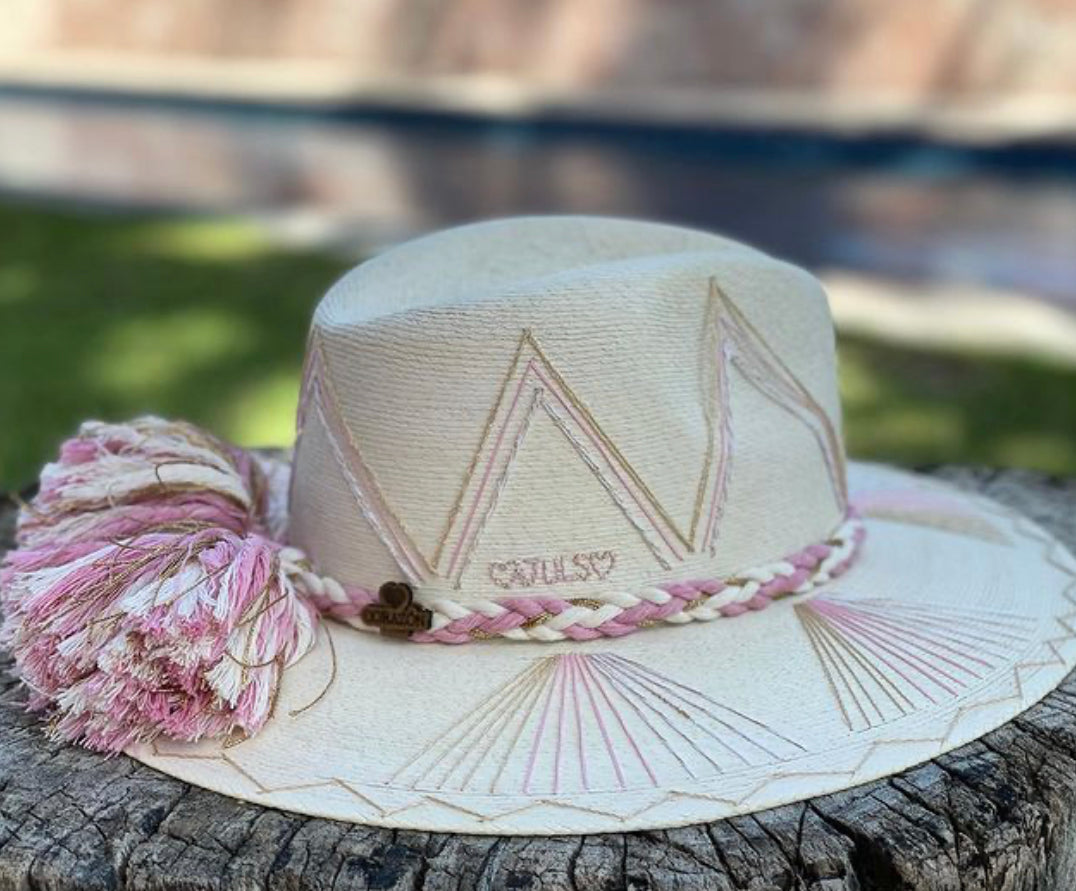 Exclusive Pretty in Pink Hat by Corazon Playero