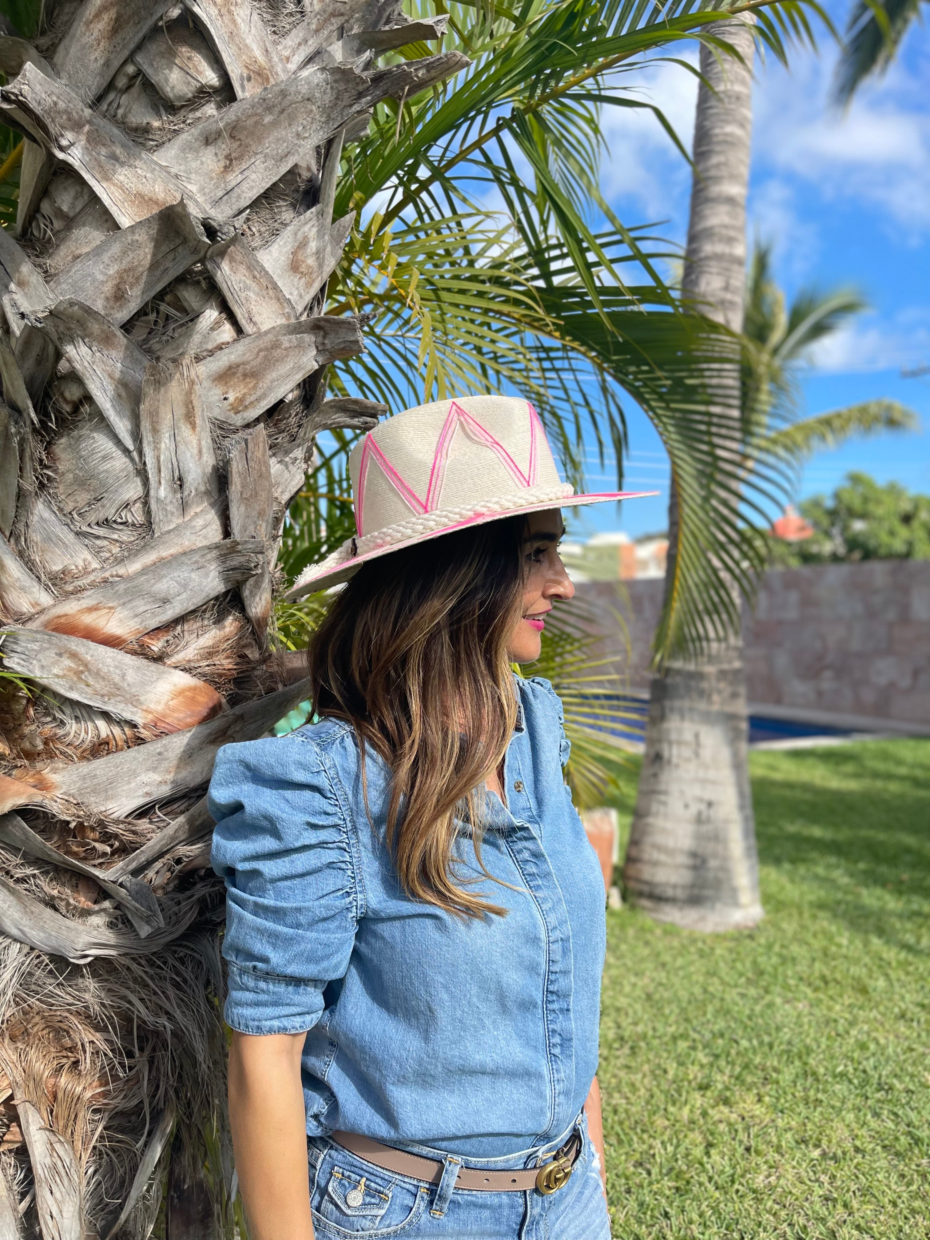 Exclusive Hot Pink Isabelle Hat by Corazon Playero