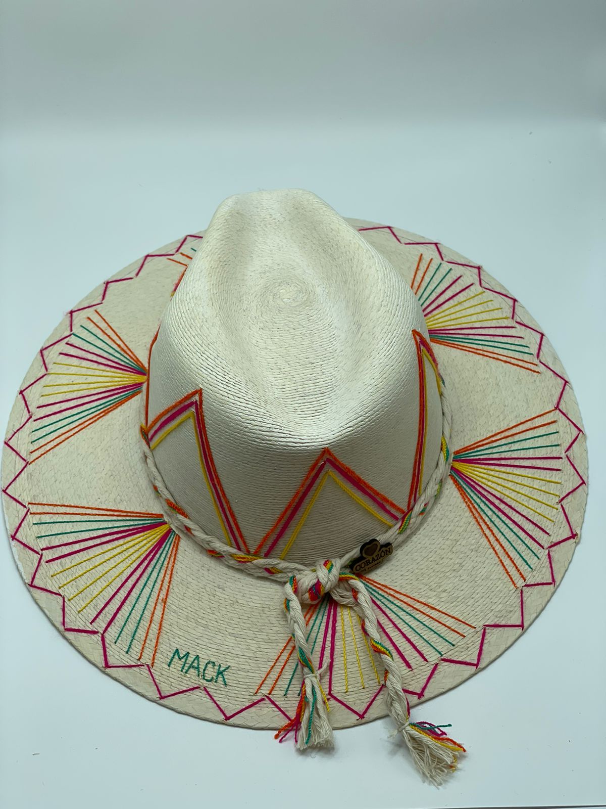 Exclusive Neon Rainbow Hat by Corazon Playero - Preorder