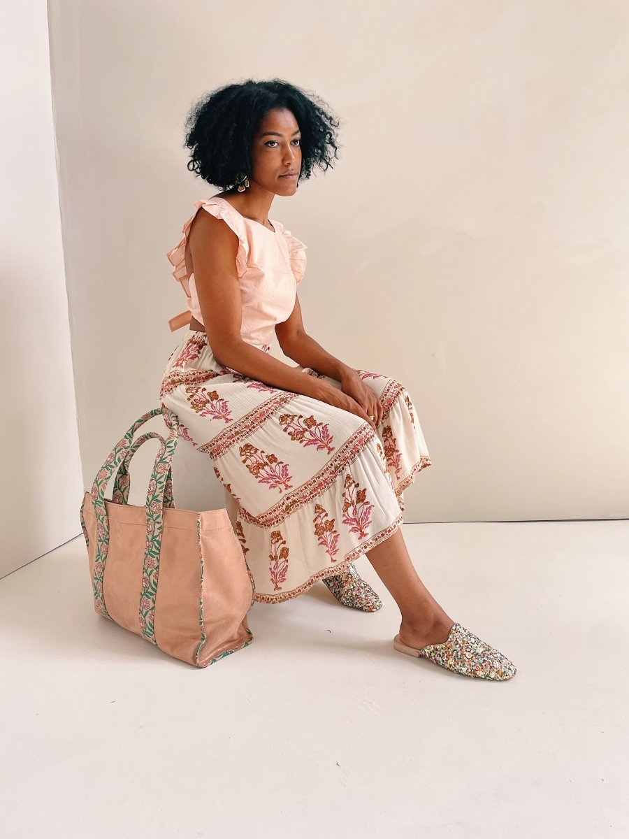 Kavi Rose Gold Carryall by Llani