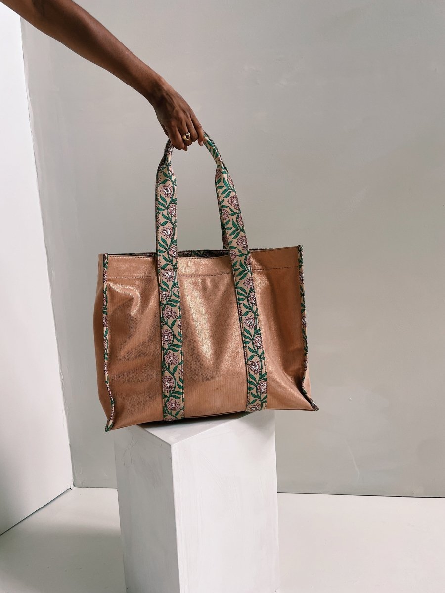 Kavi Rose Gold Carryall by Llani